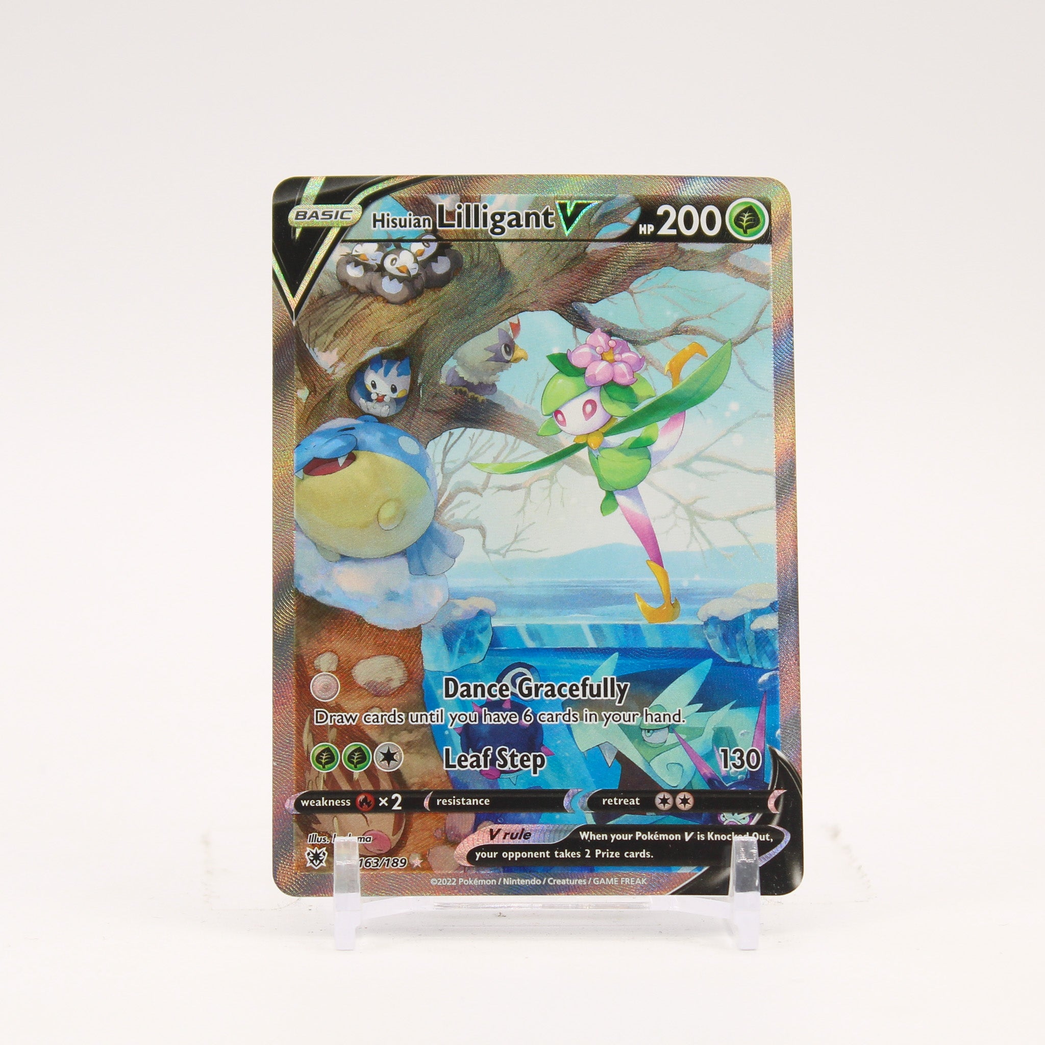 Hisuian Lilligant V - 163/189 Astral Radiance Alternate Art Pokemon - NM