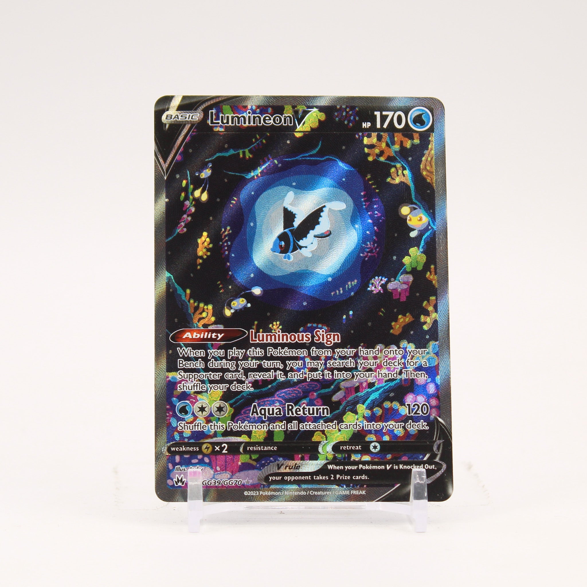 Lumineon V - GG39/GG70 Crown Zenith Gallery Pokemon - NM