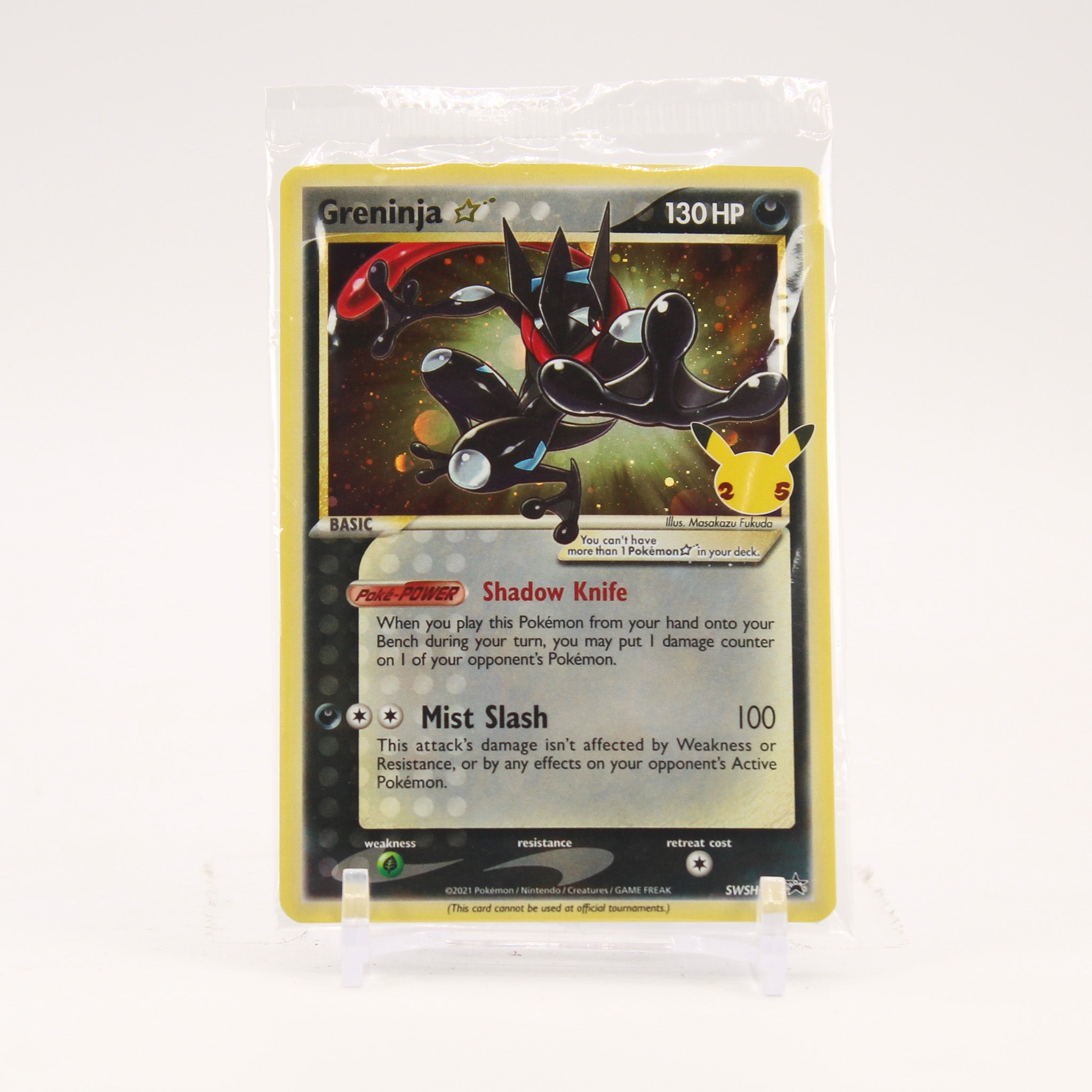 Greninja Gold Star - SWSH144 SEALED Celebrations ETB Promo Pokemon - NM