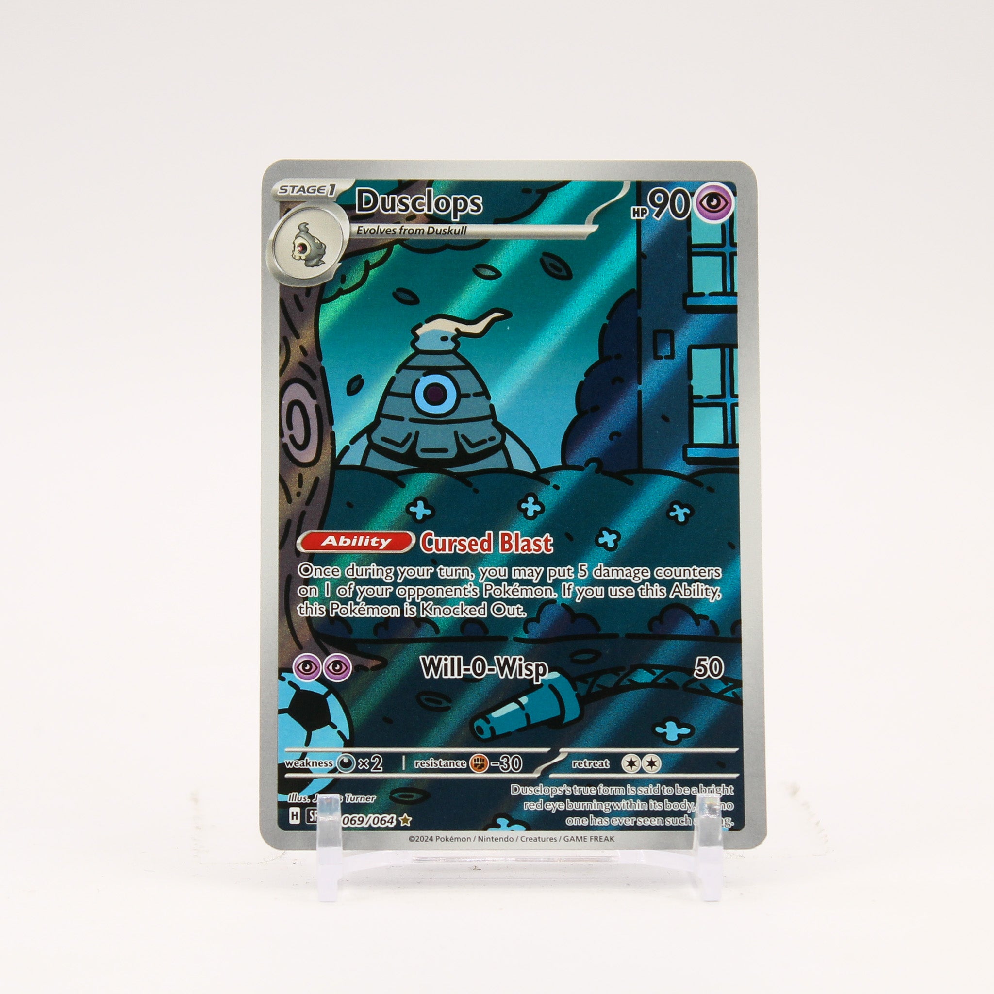 Dusclops - 069/064 Shrouded Fable Illustration Rare Pokemon - NM/LP