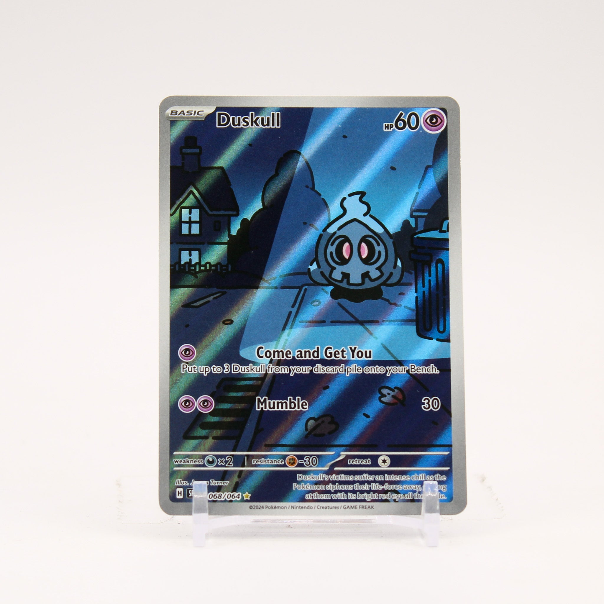 Duskull - 068/064 Shrouded Fable Illustration Rare Pokemon - NM