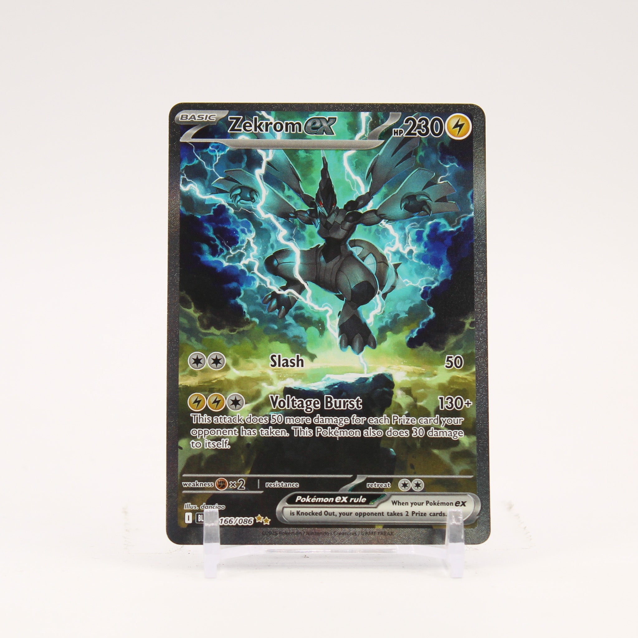 Zekrom ex - 166/086 Black Bolt Special Illustration Pokemon - NM/MINT