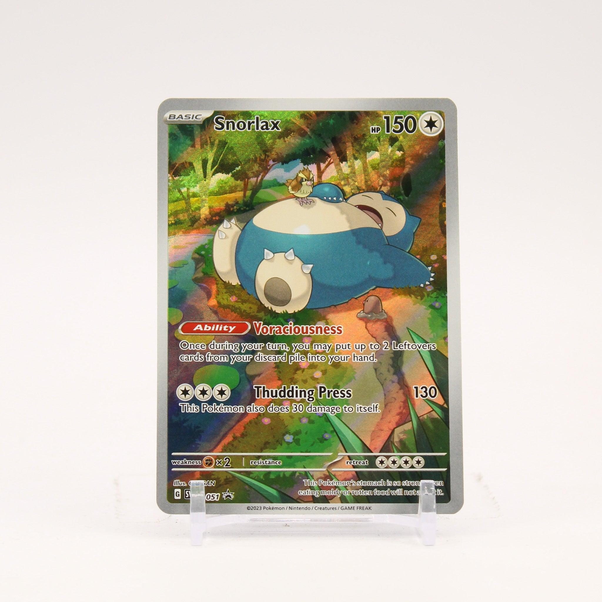 Snorlax - SVP051 151 ETB Promo Illustration Pokemon - NM/LP