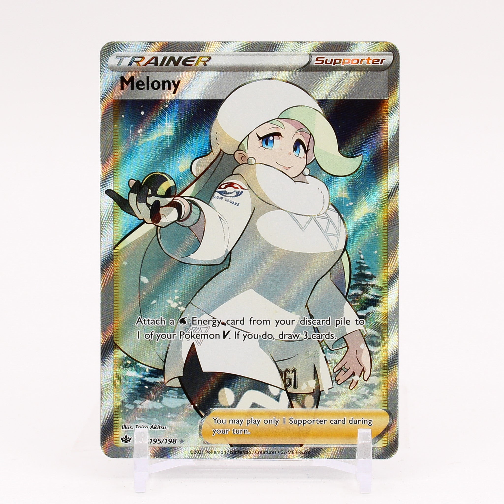 Melony - 195/198 Chilling Reign Full Art Pokemon - NM/MINT