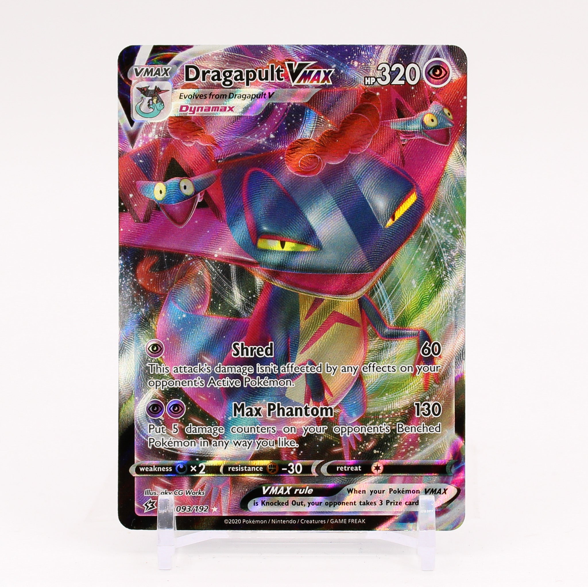 Dragapult Vmax - 093/192 Rebel Clash Ultra Rare Pokemon - NM/MINT