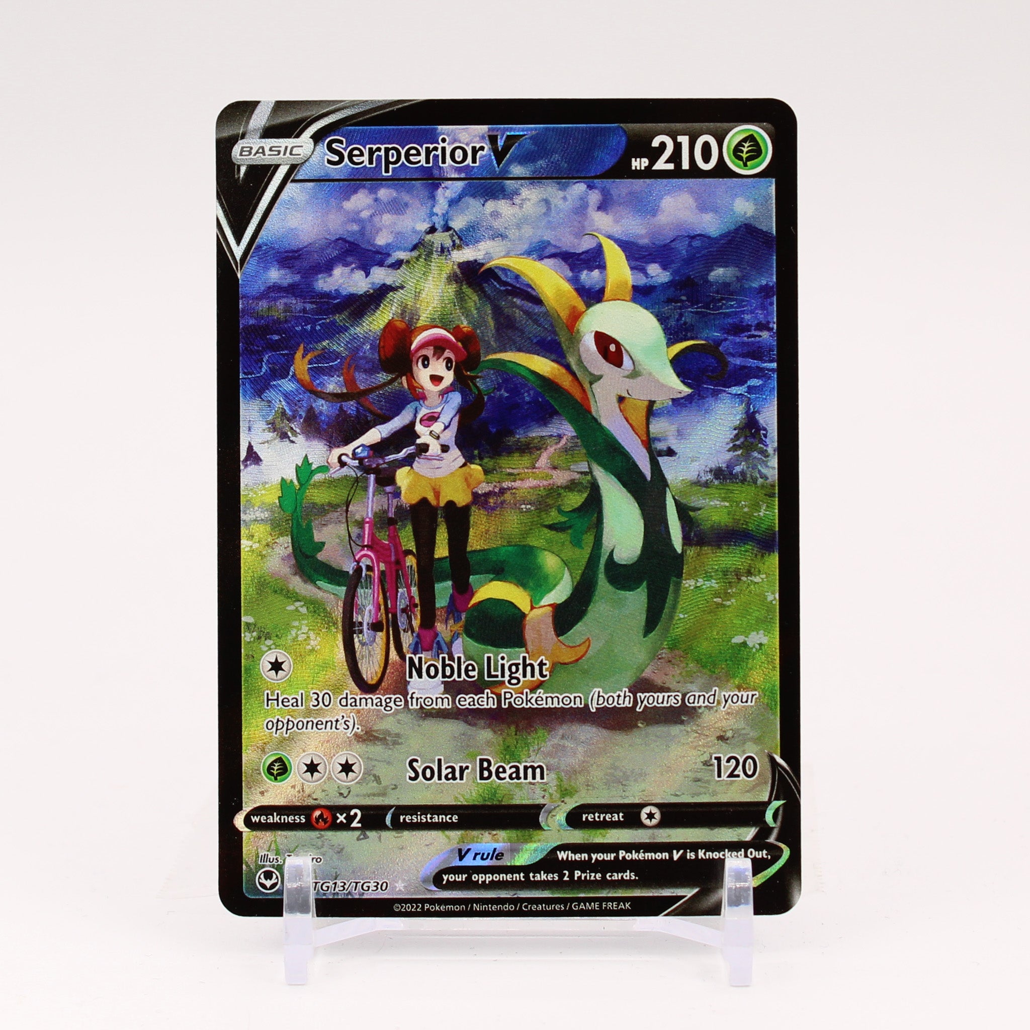 Serperior V - TG13/TG30 Silver Tempest Trainer Gallery Pokemon - NM/MINT