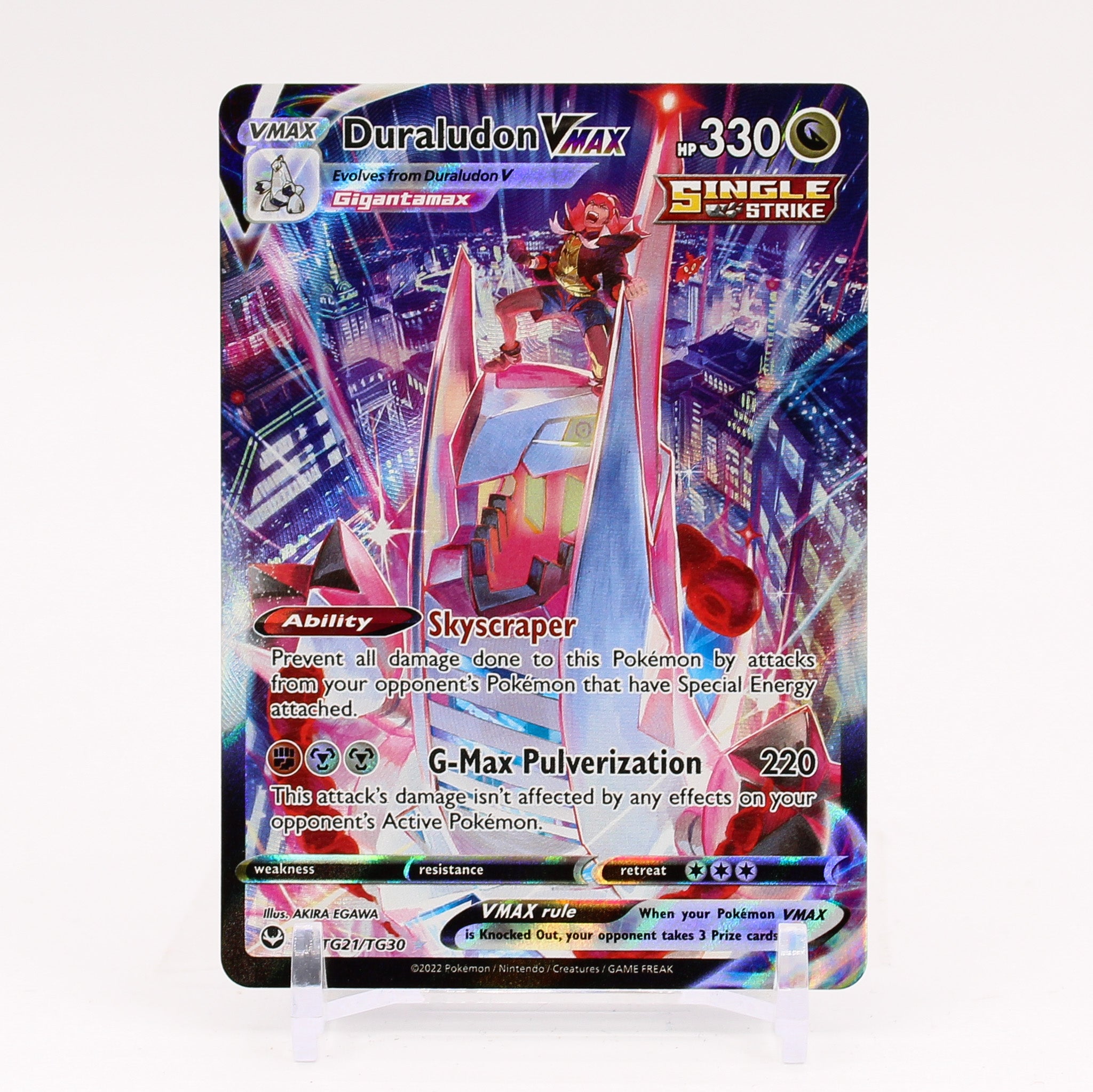 Duraludon Vmax - TG21/TG30 Silver Tempest Trainer Gallery Pokemon - NM/MINT