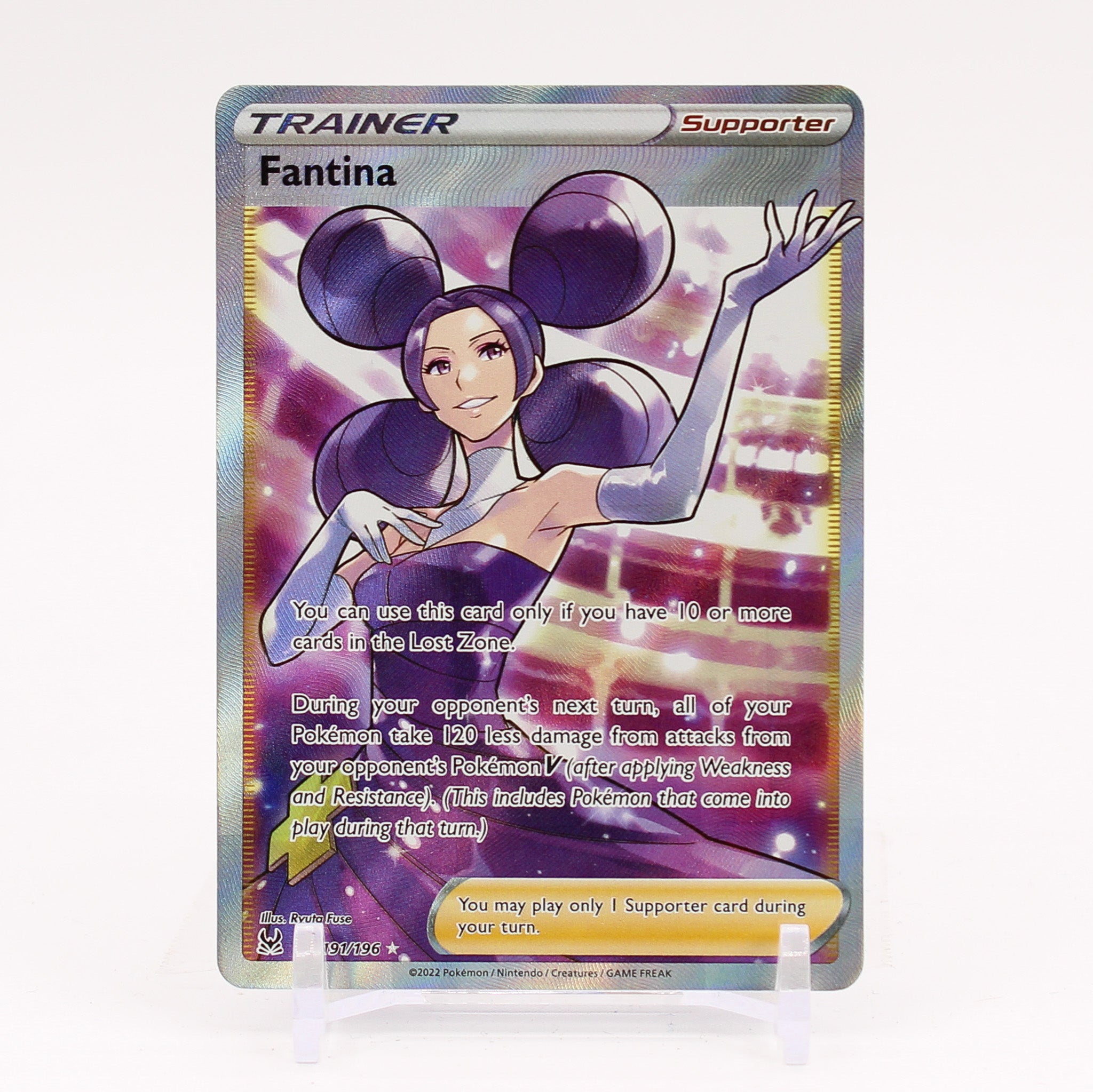 Fantina - 191/196 Lost Origin Full Art Trainer - NM/MINT