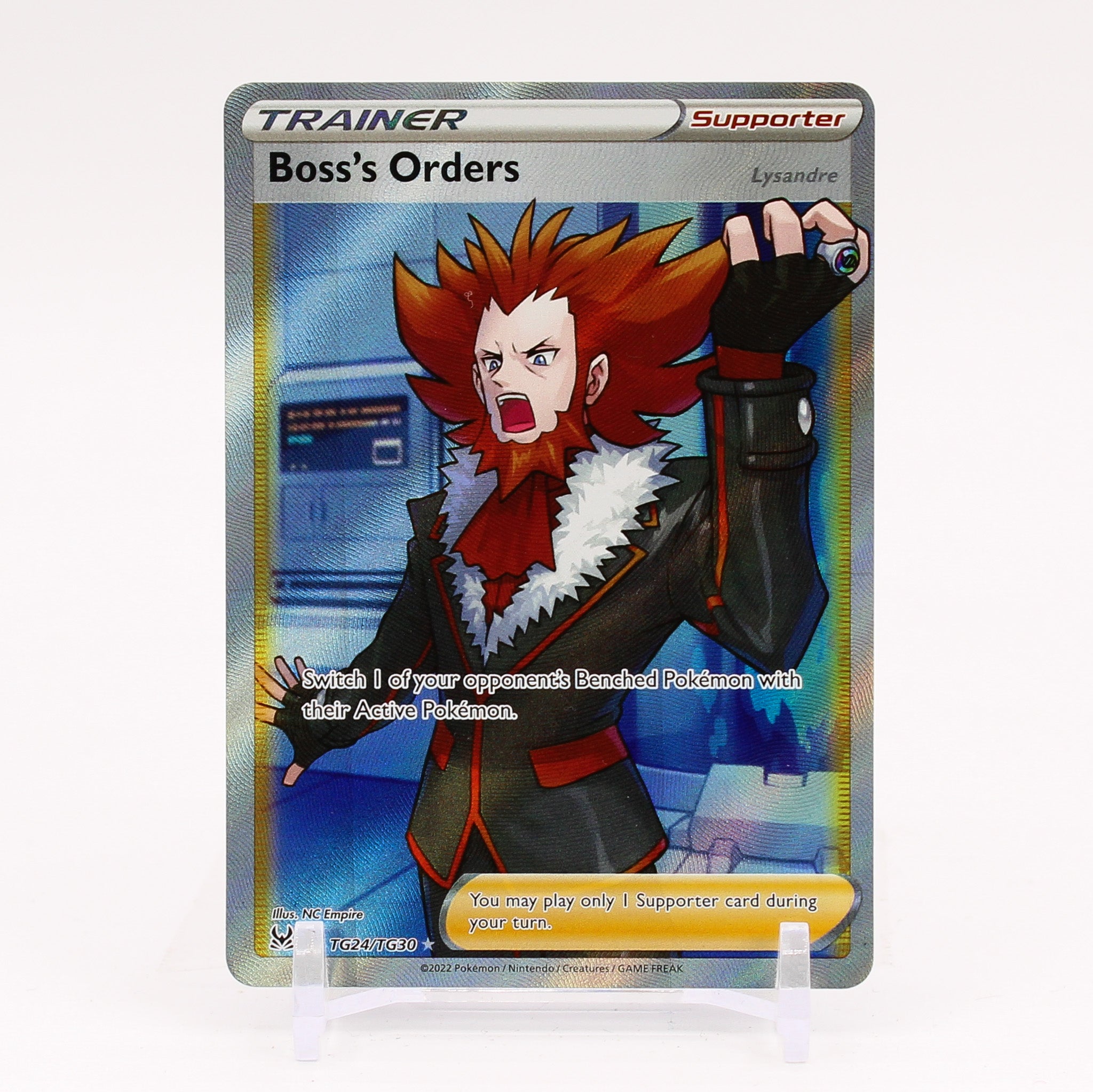 Boss's Orders - TG24/TG30 Lost Origin Full Art Trainer - NM/MINT