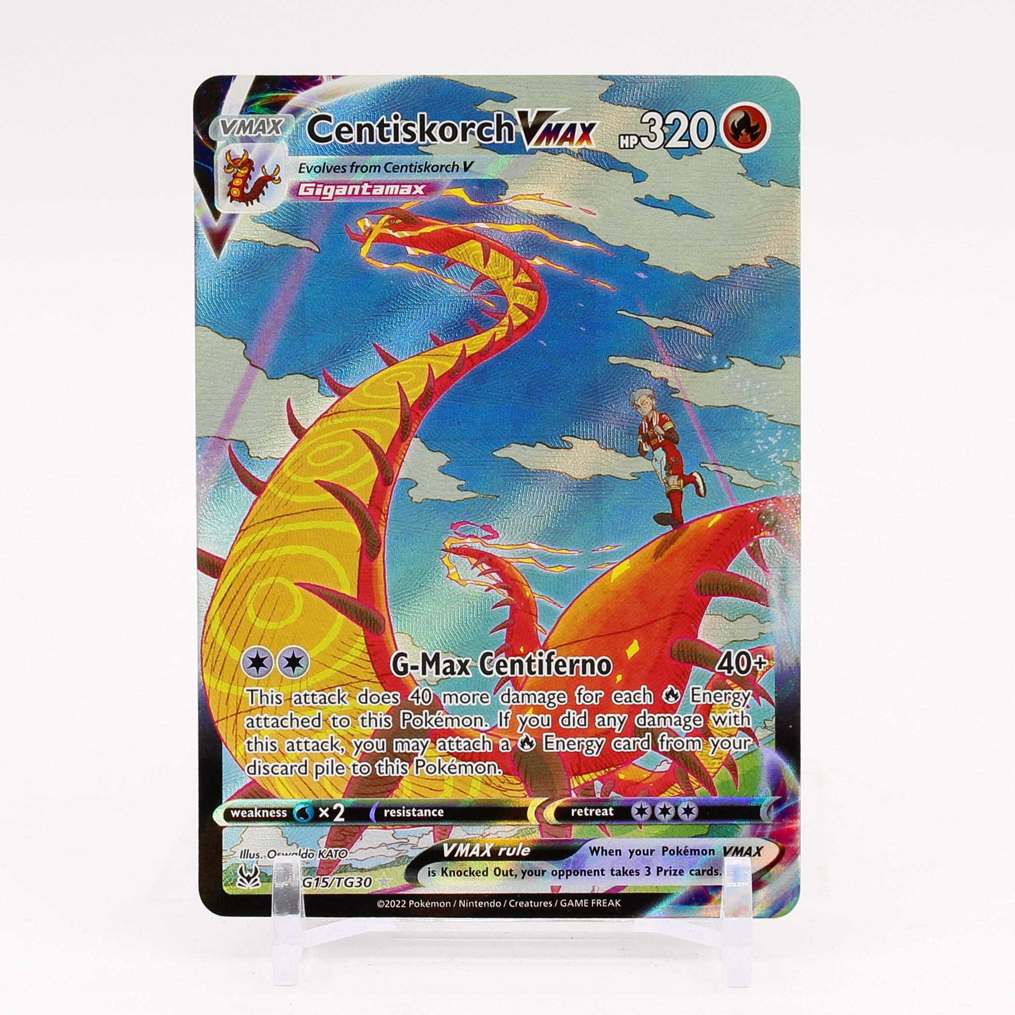 Centiskorch Vmax - TG15/TG30 Lost Origin Trainer Gallery Pokemon - NM/MINT
