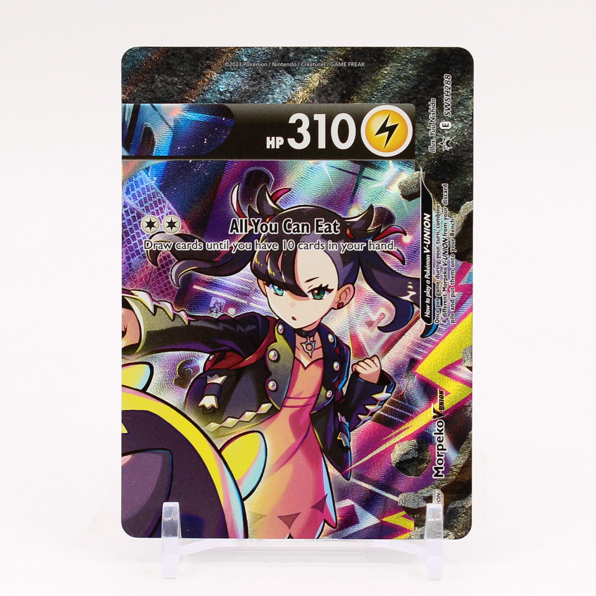 Morpeko V Union - SWSH288 Black Star Promo Pokemon - NM/MINT