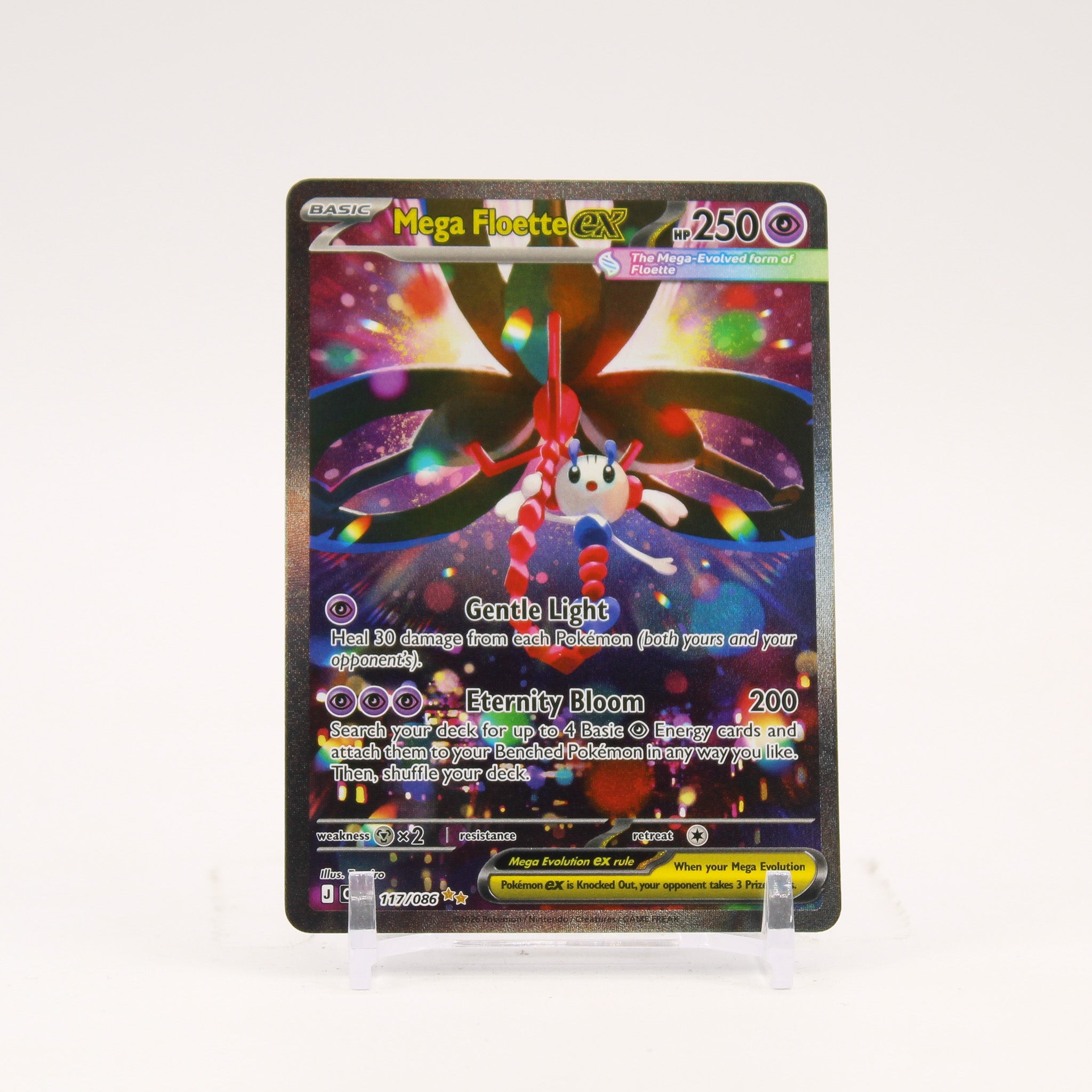 Mega Floette ex - 117/086 Chaos Rising Special Illustration Pokemon - NM/MINT
