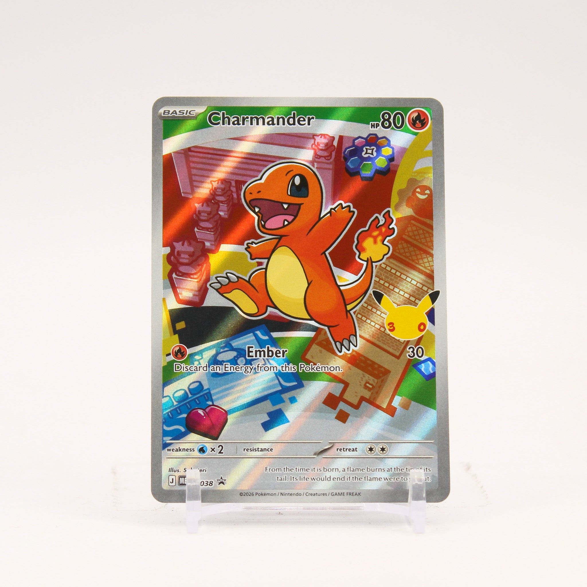Charmander - MEP038 First Partner Illustration Promo Pokemon - NM