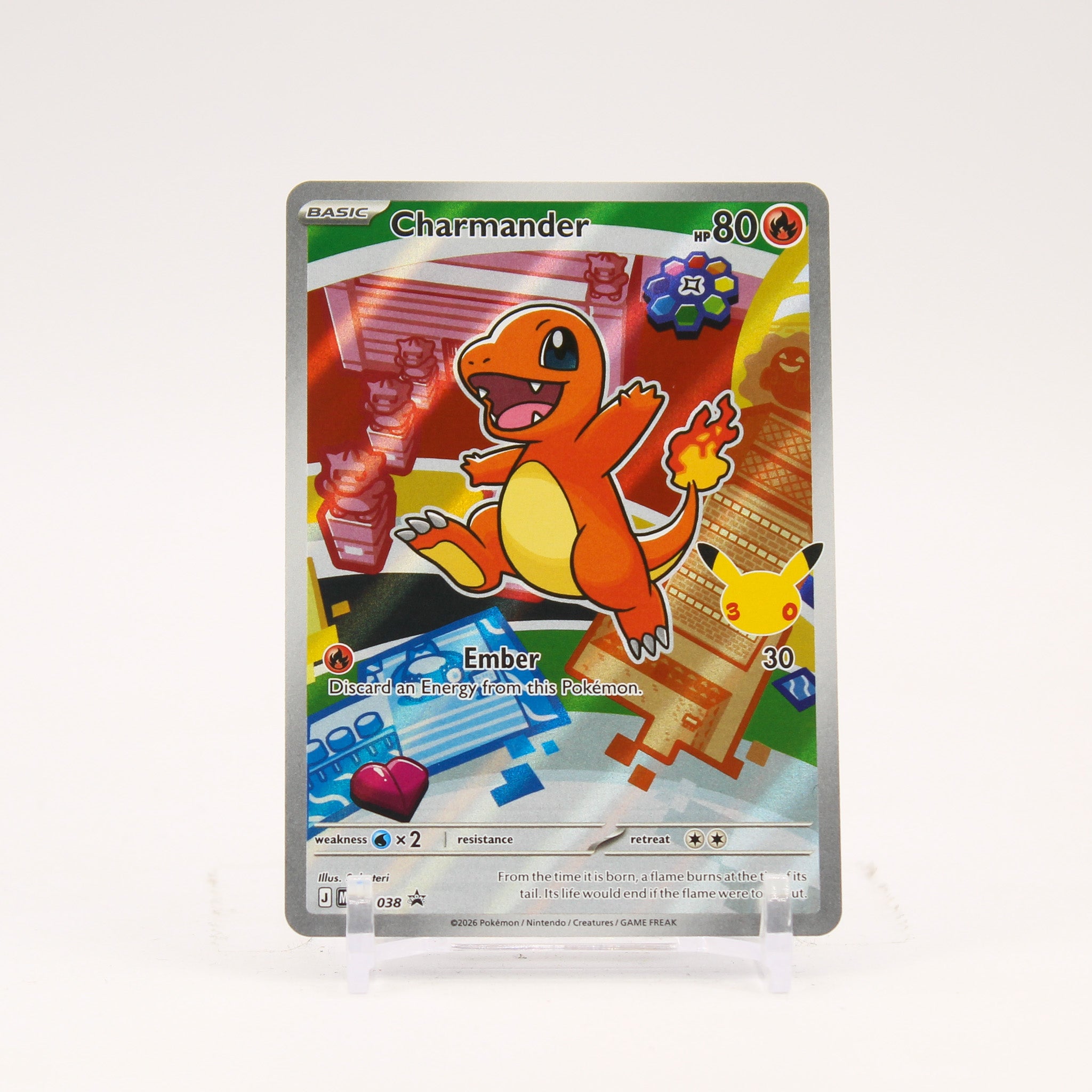 Charmander - MEP038 First Partner Illustration Promo Pokemon - NM