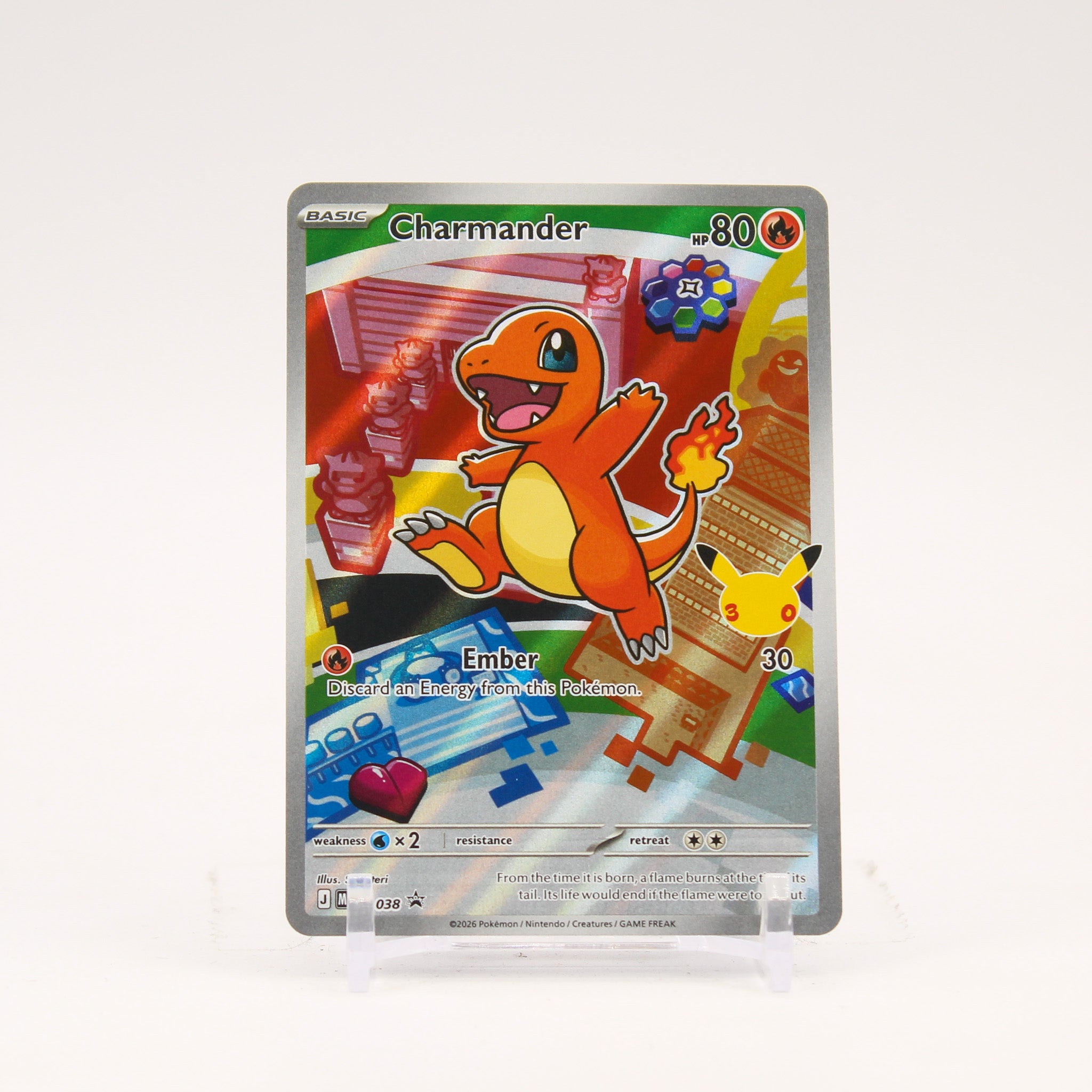 Charmander - MEP038 First Partner Illustration Promo Pokemon - NM