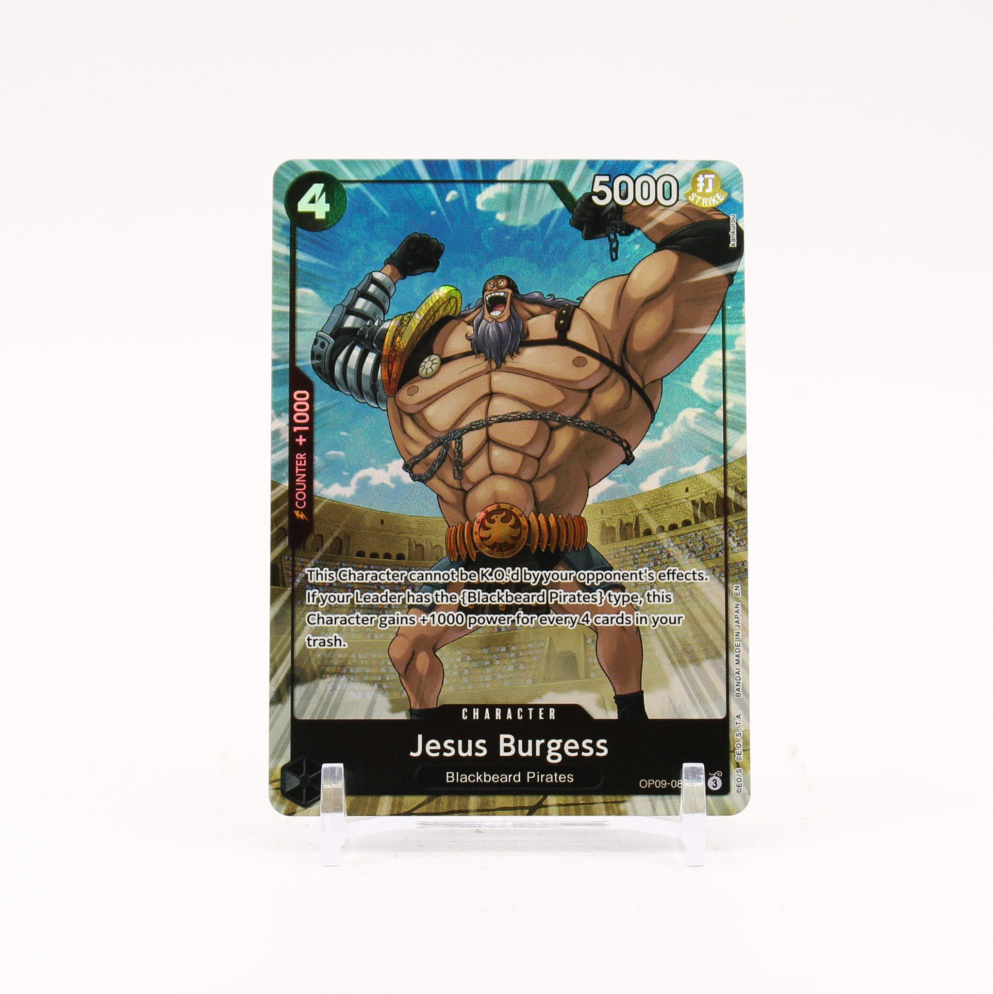 Jesus Burgess (Alternate Art) - OP09-086 The Best Vol. 2 R One Piece - NM/MINT
