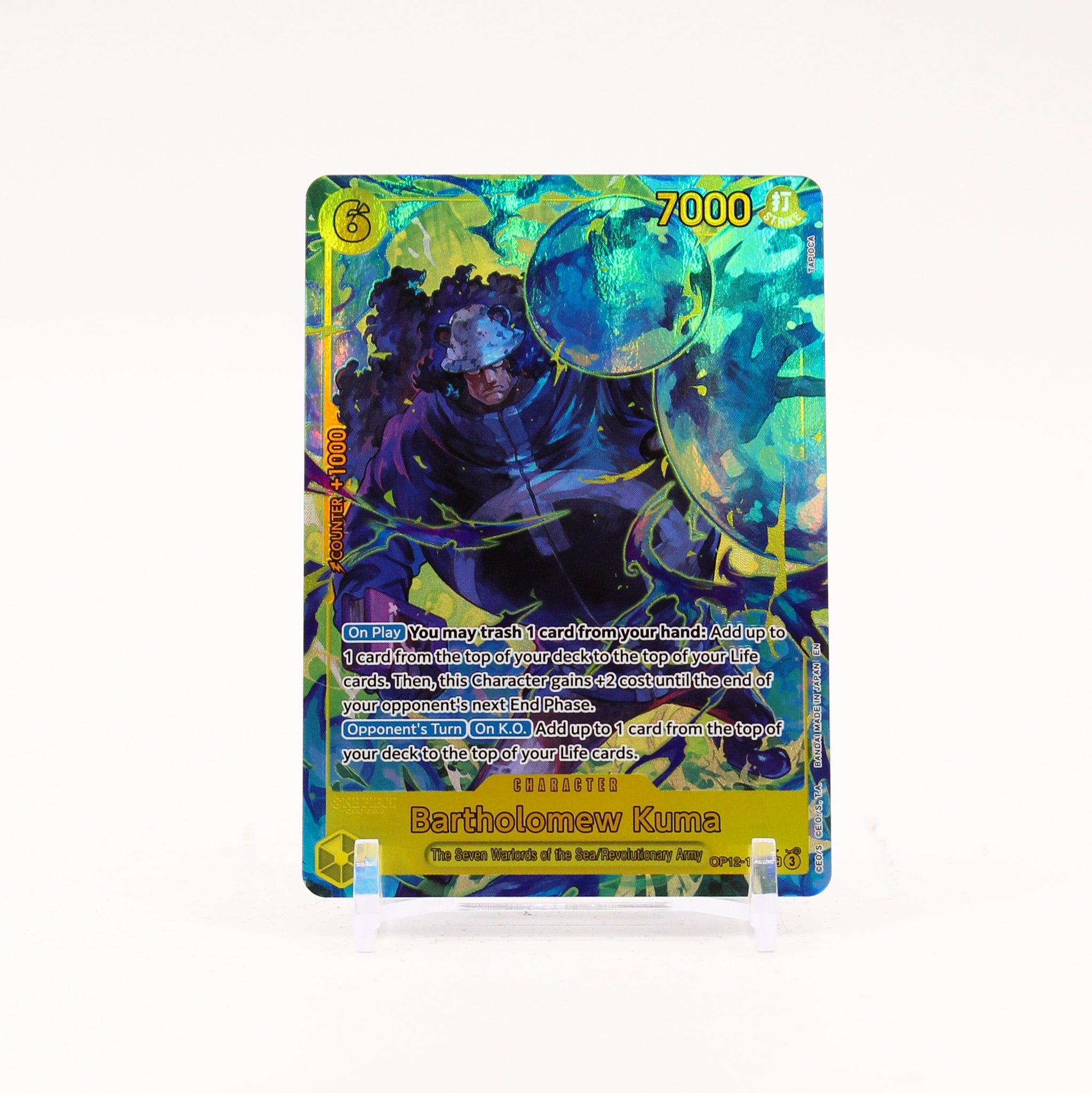 Bartholomew Kuma (Alternate Art) - OP12-119 Legacy of the Master SEC One Piece - NM/MINT