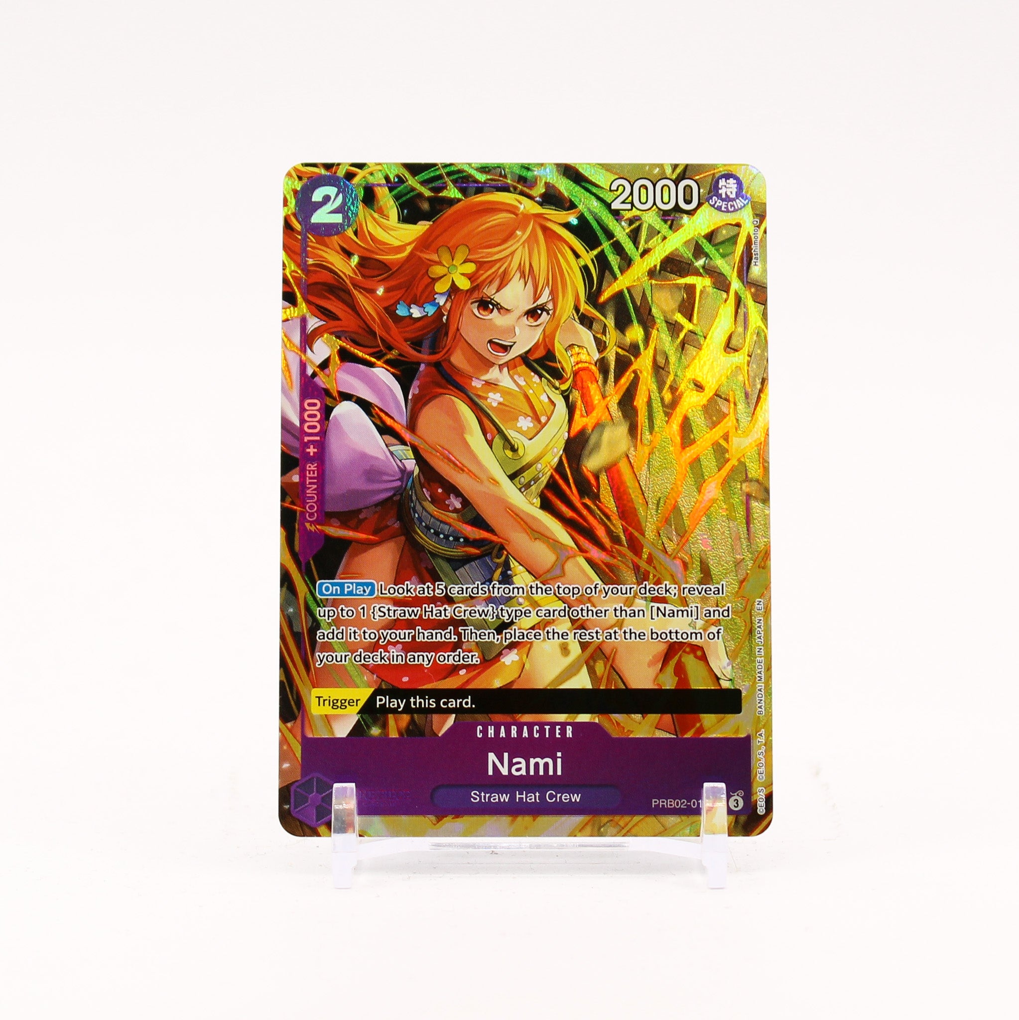 Nami (Alternate Art) - PRB02-012 The Best Vol. 2 R One Piece - NM