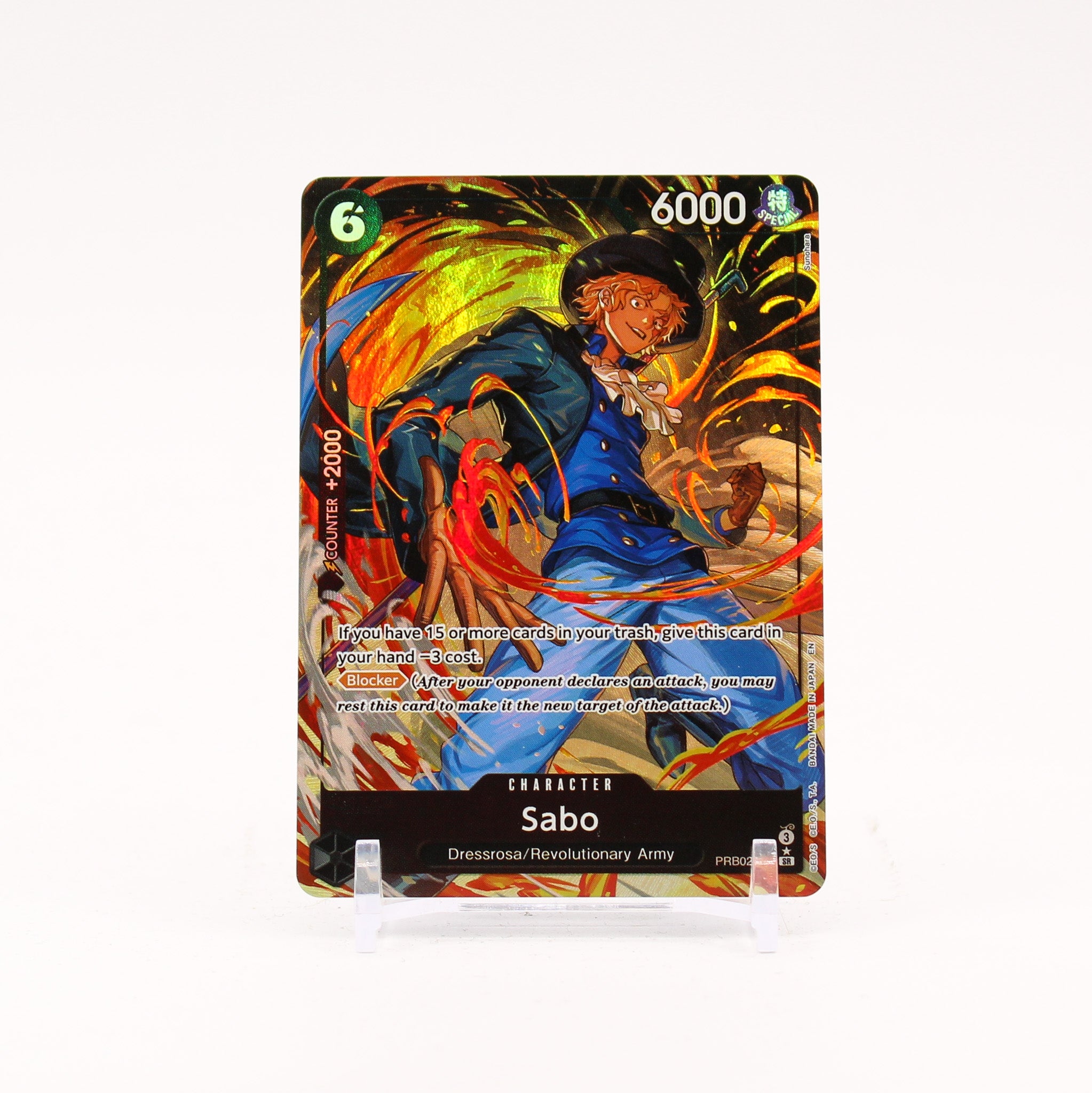 Sabo (Alternate Art) - PRB02-014 The Best Vol. 2 SR One Piece - NM/MINT