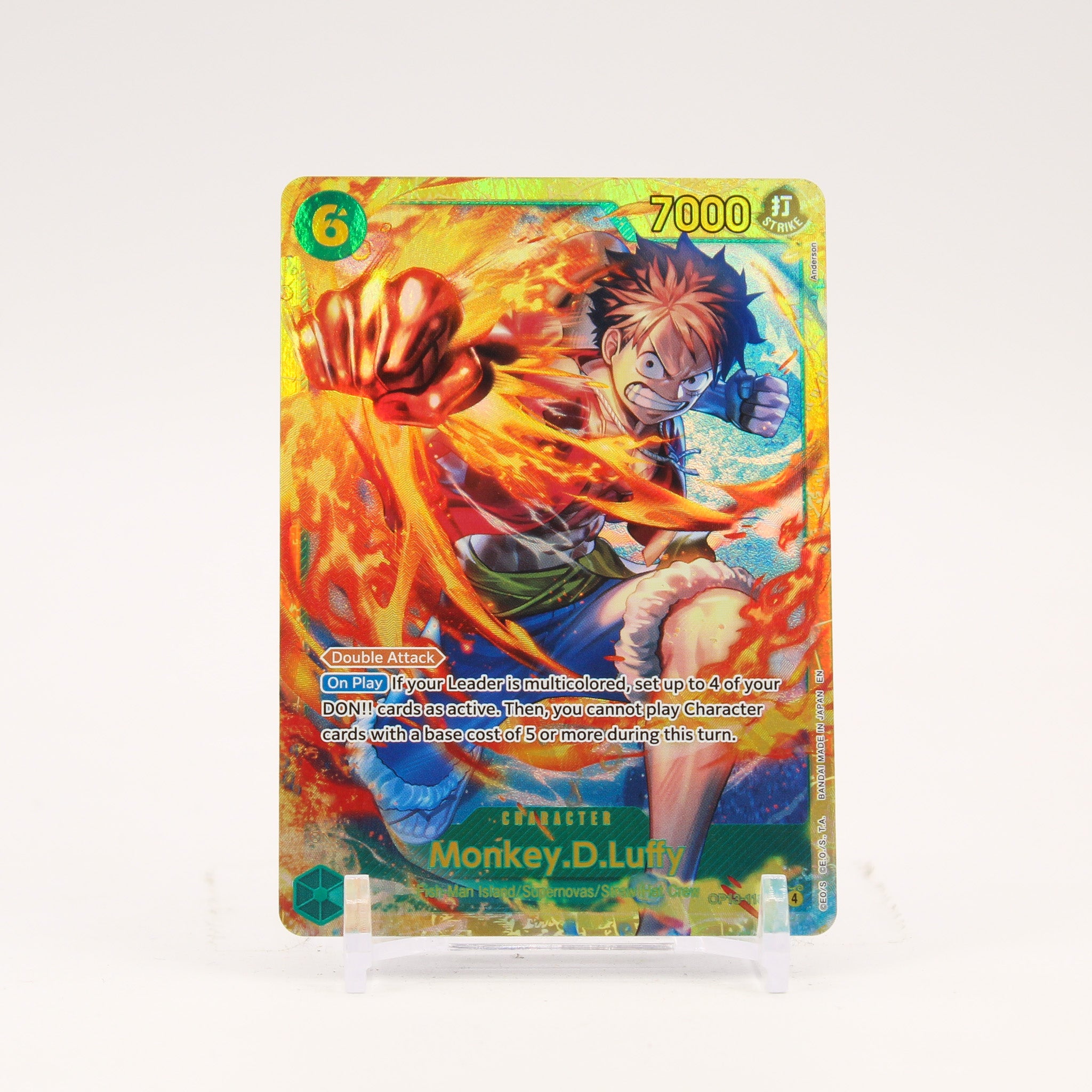 Monkey.D.Luffy - OP13-118 Carrying On His Will SEC One Piece - NM/MINT