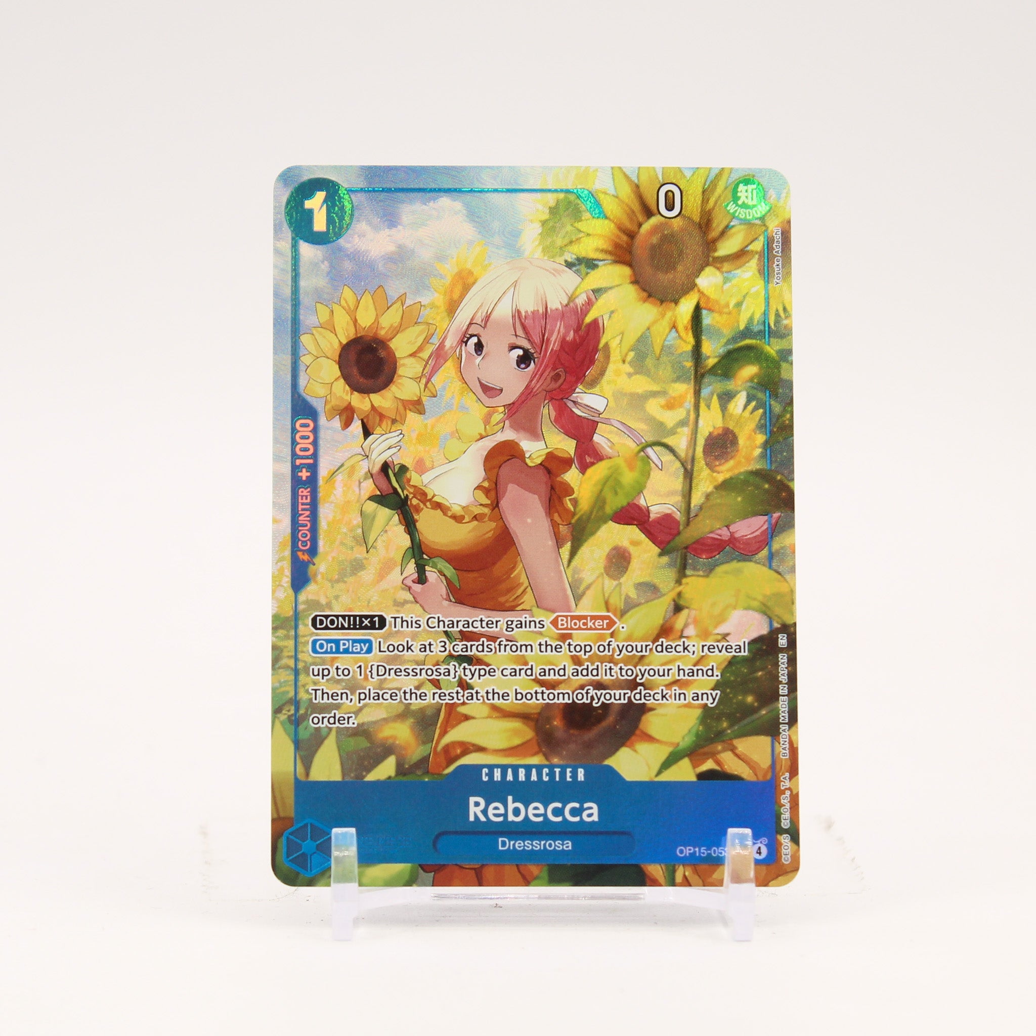Rebecca Alternate Art - OP15-053 Adventure on Kami's Island SR One piece - NM/MINT