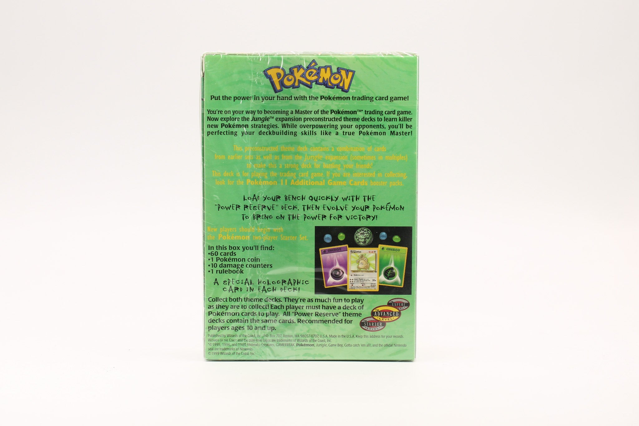 Pokemon TCG Jungle - Power Reserve Theme Deck Factory - SEALED 1999