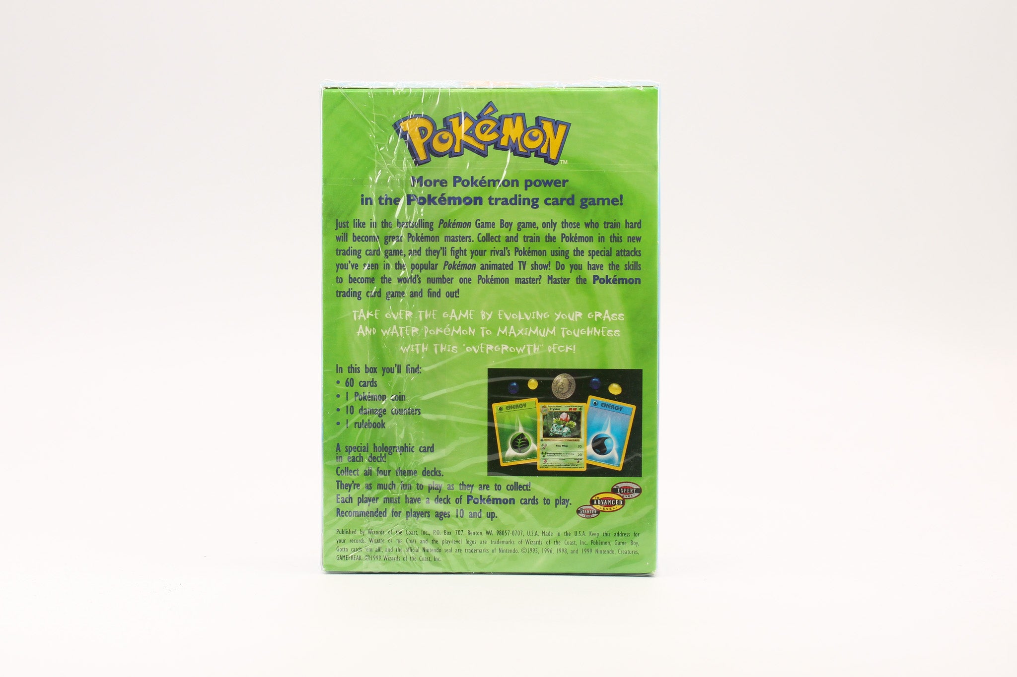 Pokemon TCG Base Set - Overgrowth Theme Deck Factory - SEALED 1999