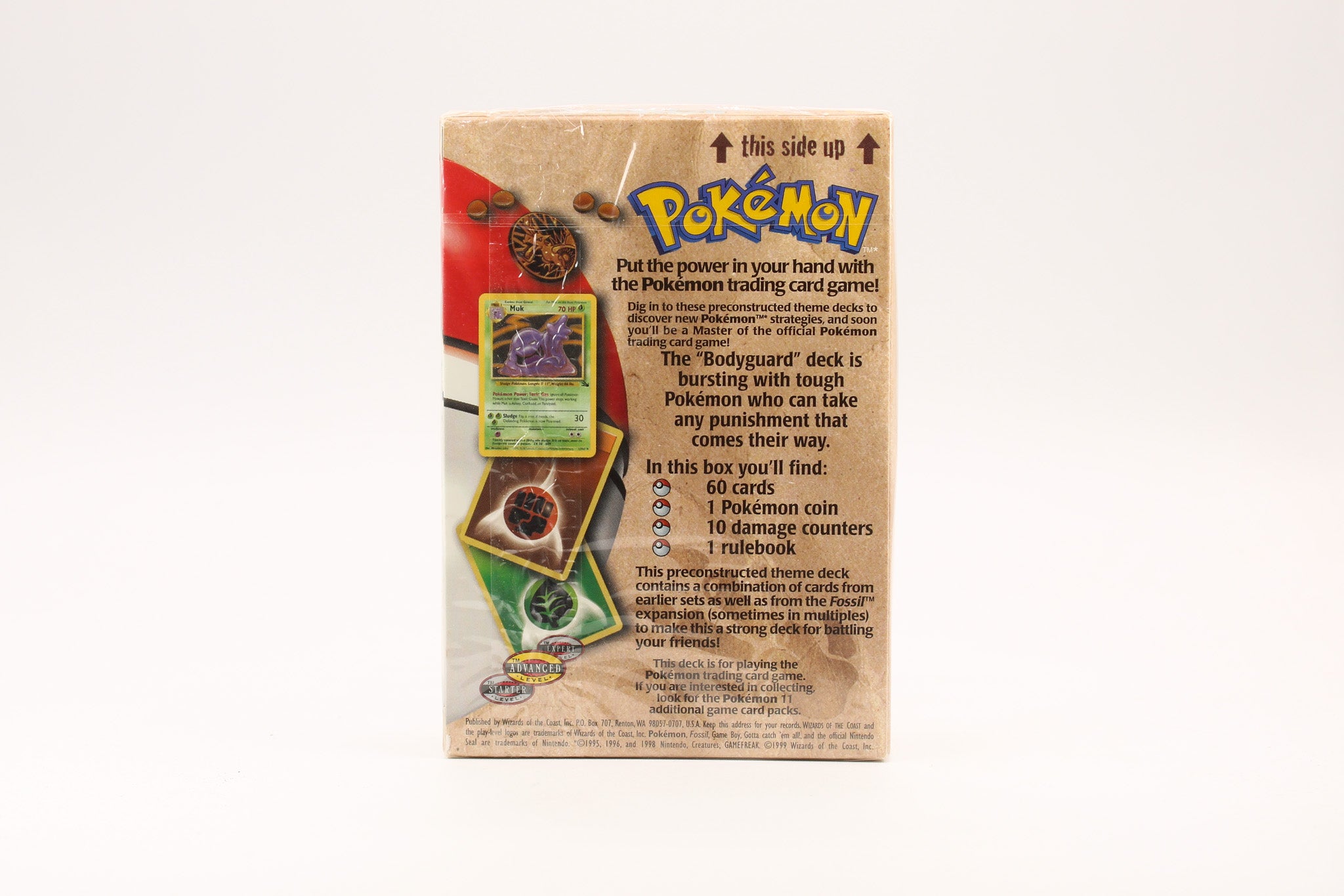 Pokemon TCG Fossil - Bodyguard Theme Deck Factory - SEALED 1999