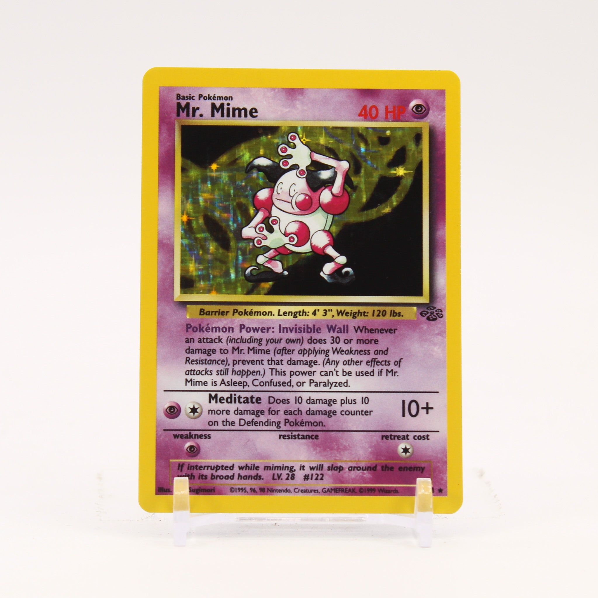 Mr. Mime - 6/64 Jungle Unlimited Holo Rare Pokemon - NM/LP