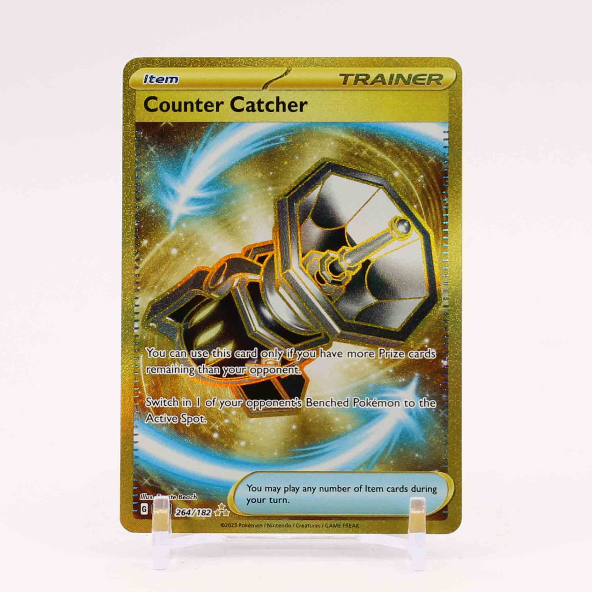 Counter Catcher - 264/182 Paradox Rift Gold Trainer - NM/MINT
