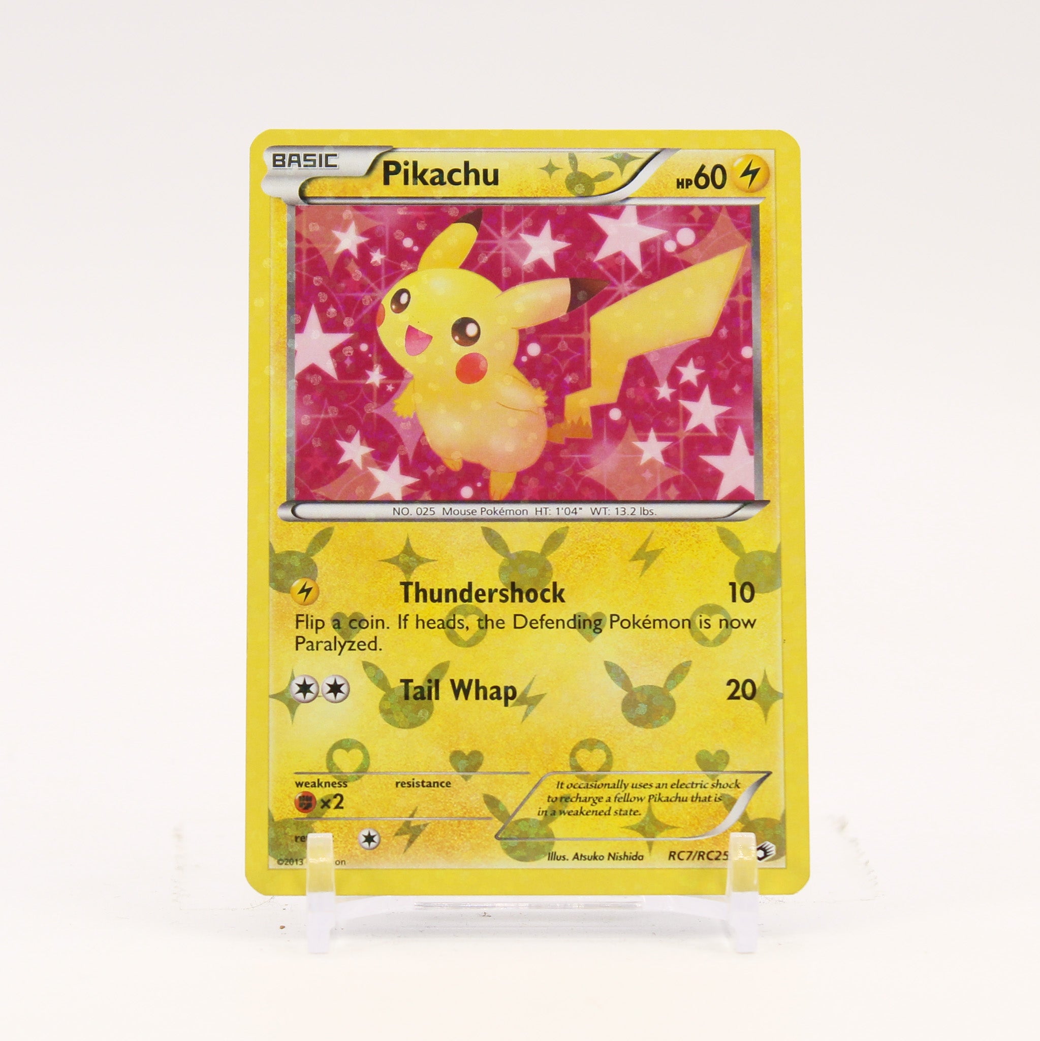 Pikachu - RC7/RC25 Legendary Treasures Radiant Collection Pokemon - LP