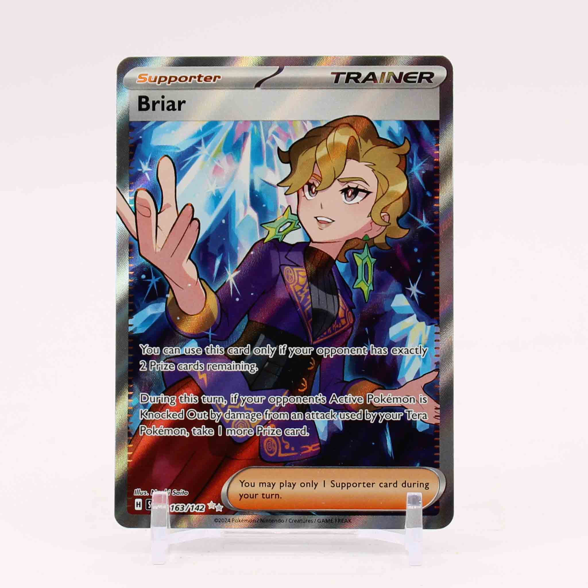 Briar - 163/142 Stellar Crown Full Art Trainer - NM/MINT