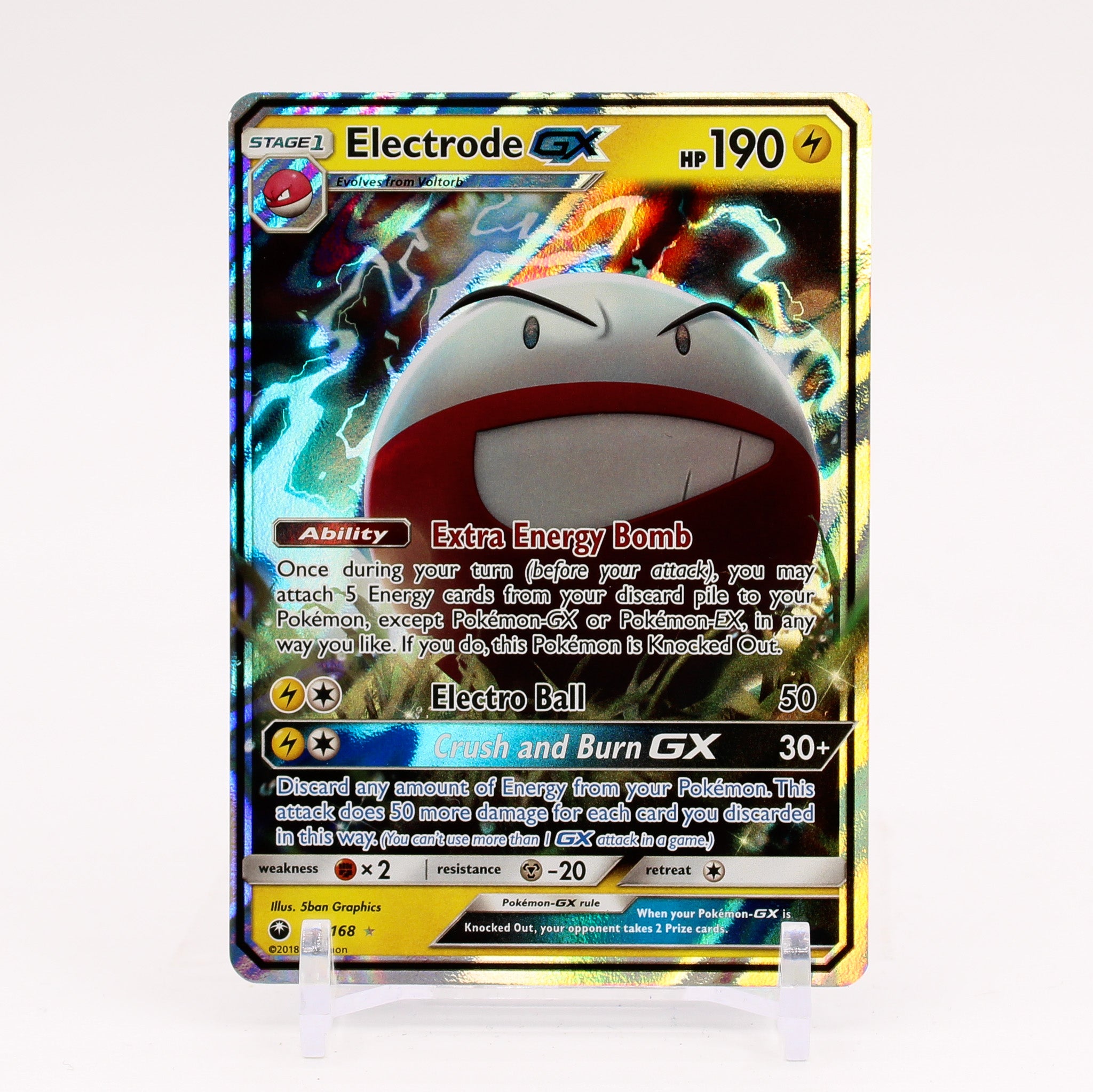 Electrode GX - 48/168 Celestial Strom Ultra Rare Pokemon - NM/MINT