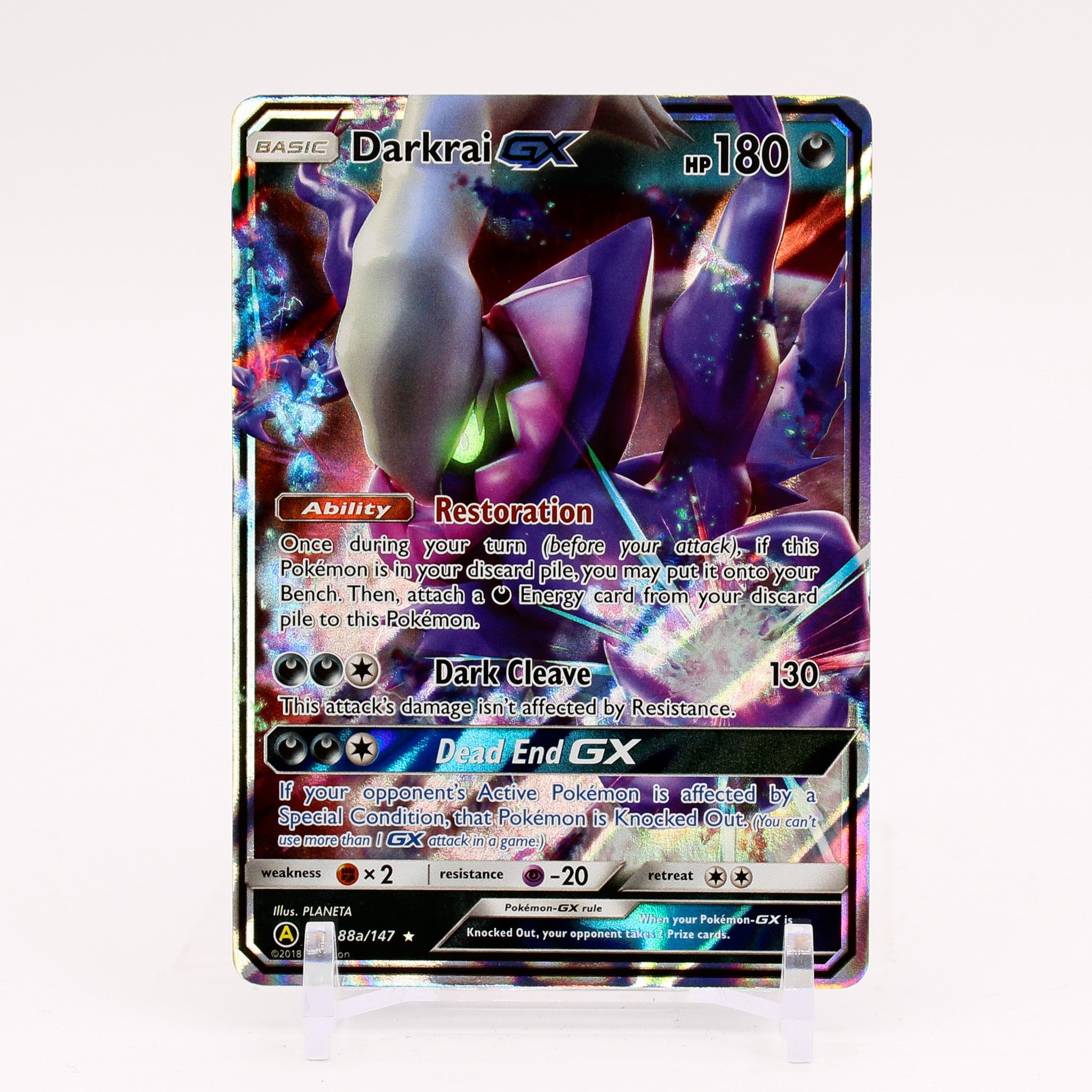 Darkrai GX - 88a/147 Burning Shadows Promo Pokemon - NM/MINT