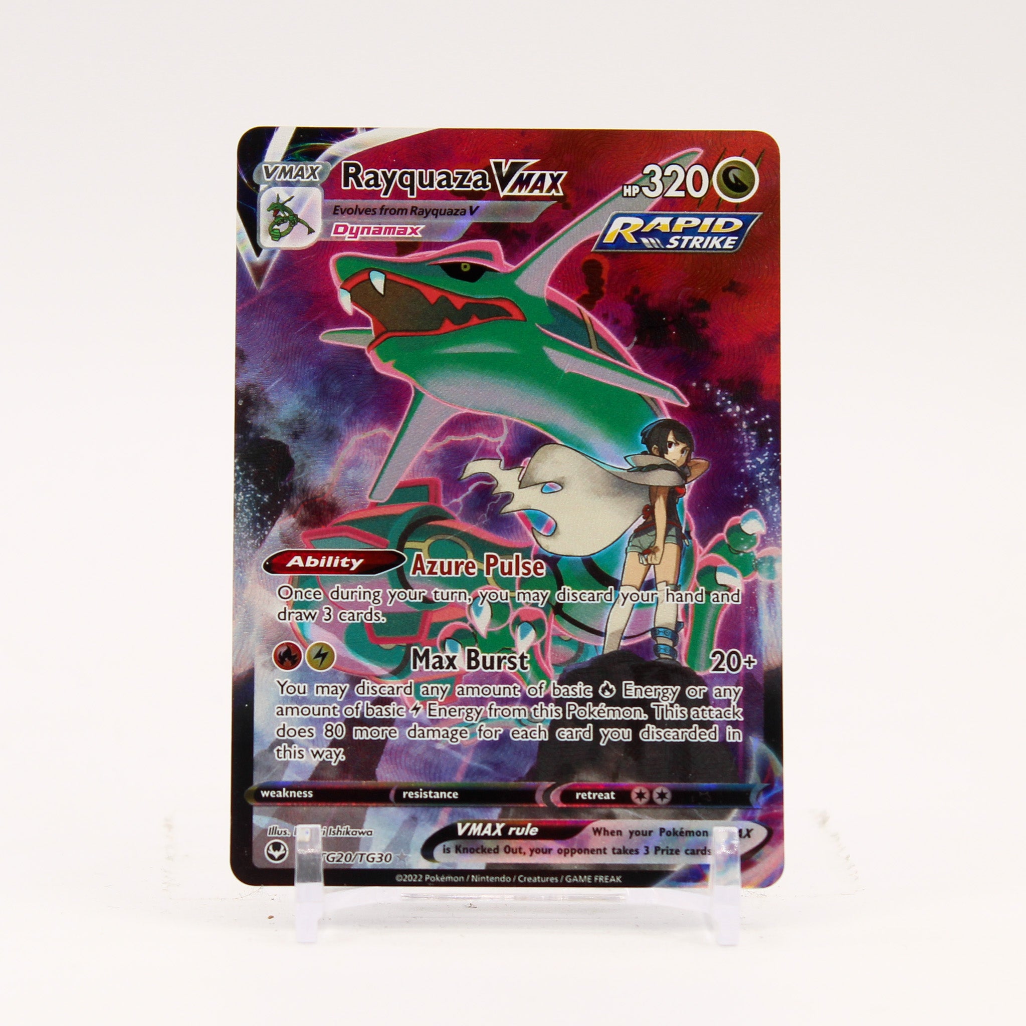 Rayquaza Vmax - TG20/TG30 Silver Tempest Trainer Gallery Pokemon - LP