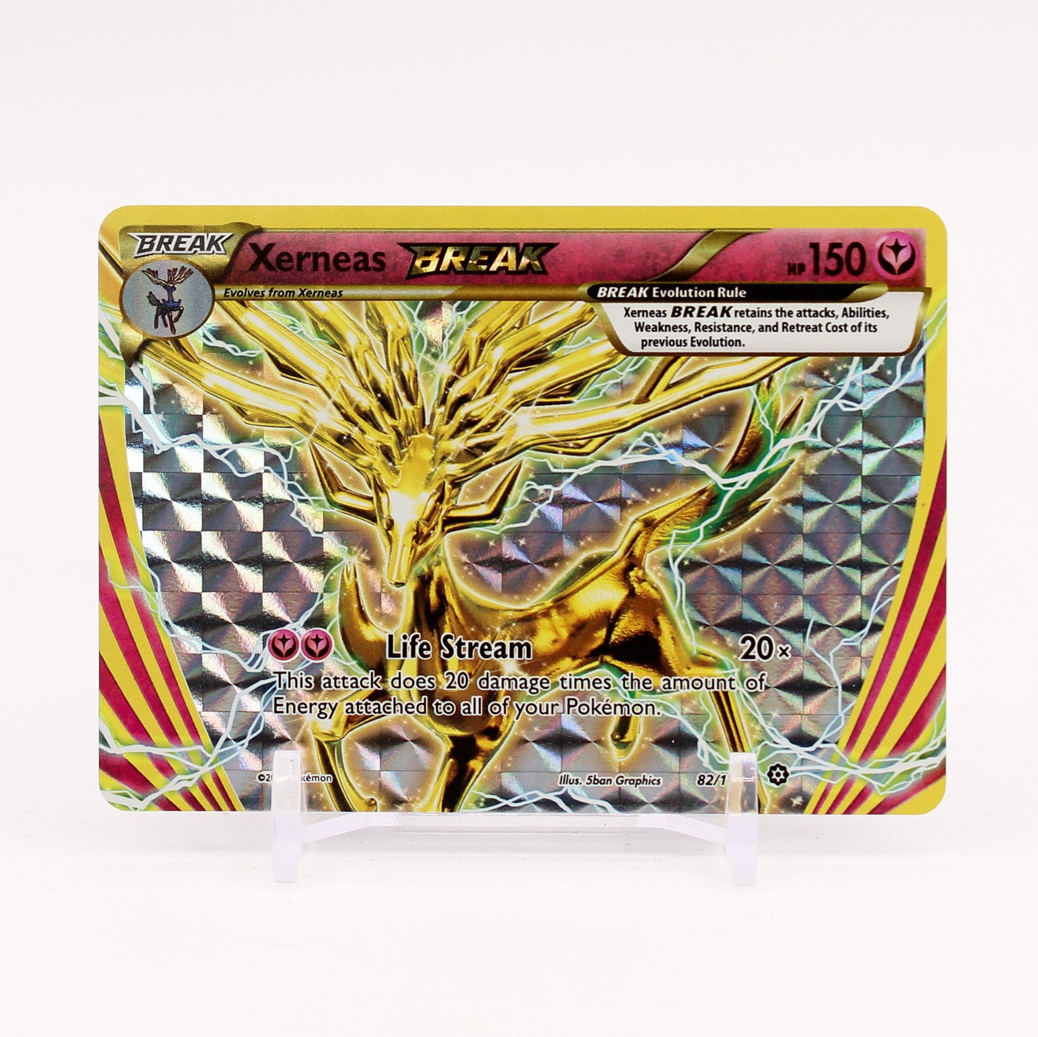 Xerneas Break - 82/114 Steam Siege Ultra Rare Pokemon - NM