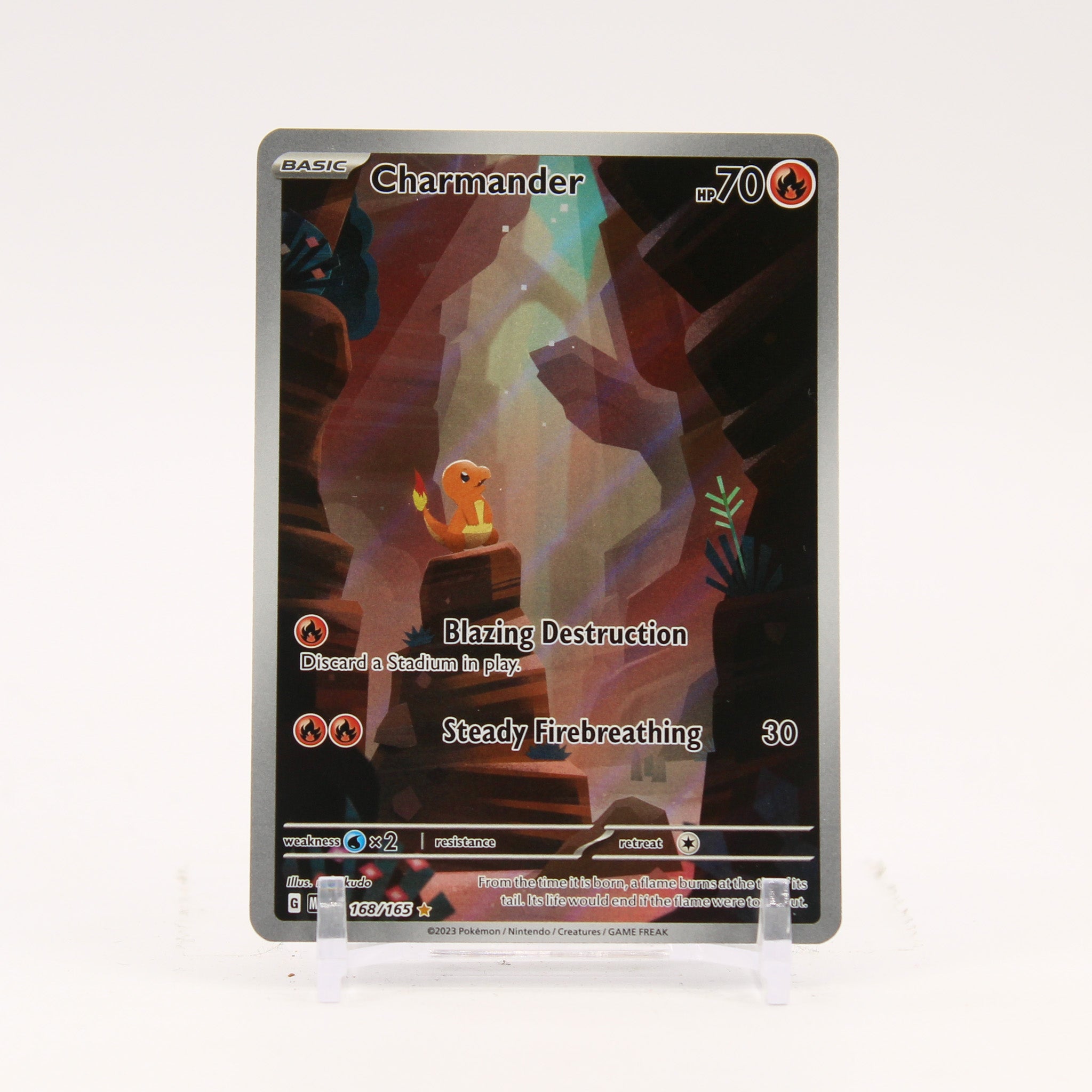 Charmander - 168/165 151 Illustration Rare Pokemon - NM/LP
