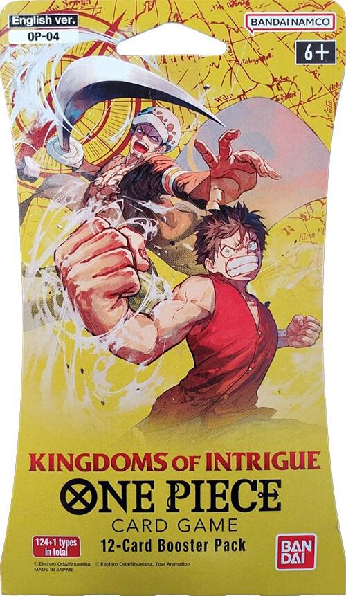 One Piece TCG Sleeved Booster Pack - Kingdoms of Intrigue OP04