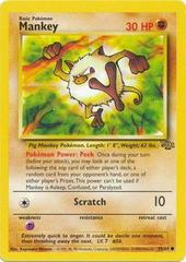Mankey - 55/64 Jungle Common Unlimited Pokemon - NM
