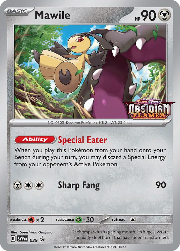 Mawile - SVP039 Prerelease Promo Holo Pokemon - NM/MINT