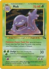 Muk - 13/62 Fossil Rare Unlimited Holo Pokemon - NM