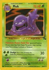 Muk - 28/62 Fossil Rare Unlimited Pokemon - NM