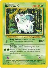 Nidoran F - 57/64 Jungle Common Unlimited Pokemon - NM