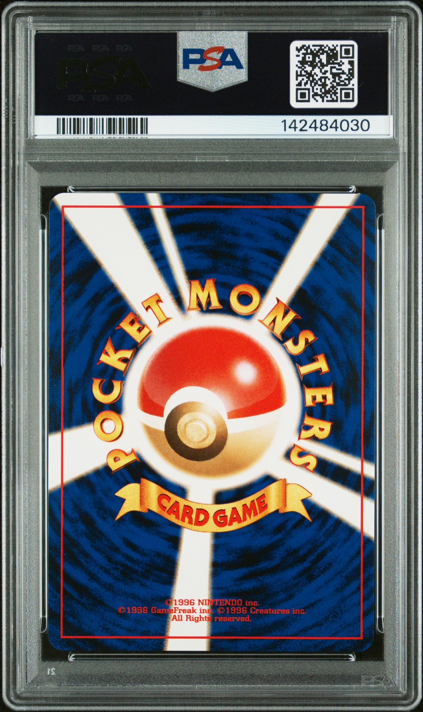 Koffing - 109 PSA 9 Japanese Base Set Pokemon - MINT