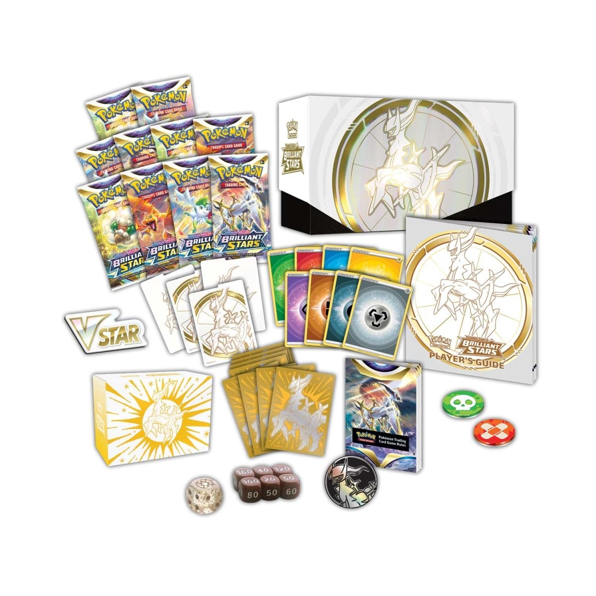 Pokemon ETB Elite Trainer Box Pokemon Center Exclusive - Sword & Shield: Brilliant Stars