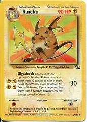 Raichu - 29/62 Fossil Rare Unlimited Pokemon - NM