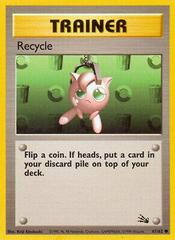 Recycle - 61/62 Fossil Common Unlimited Pokemon - NM