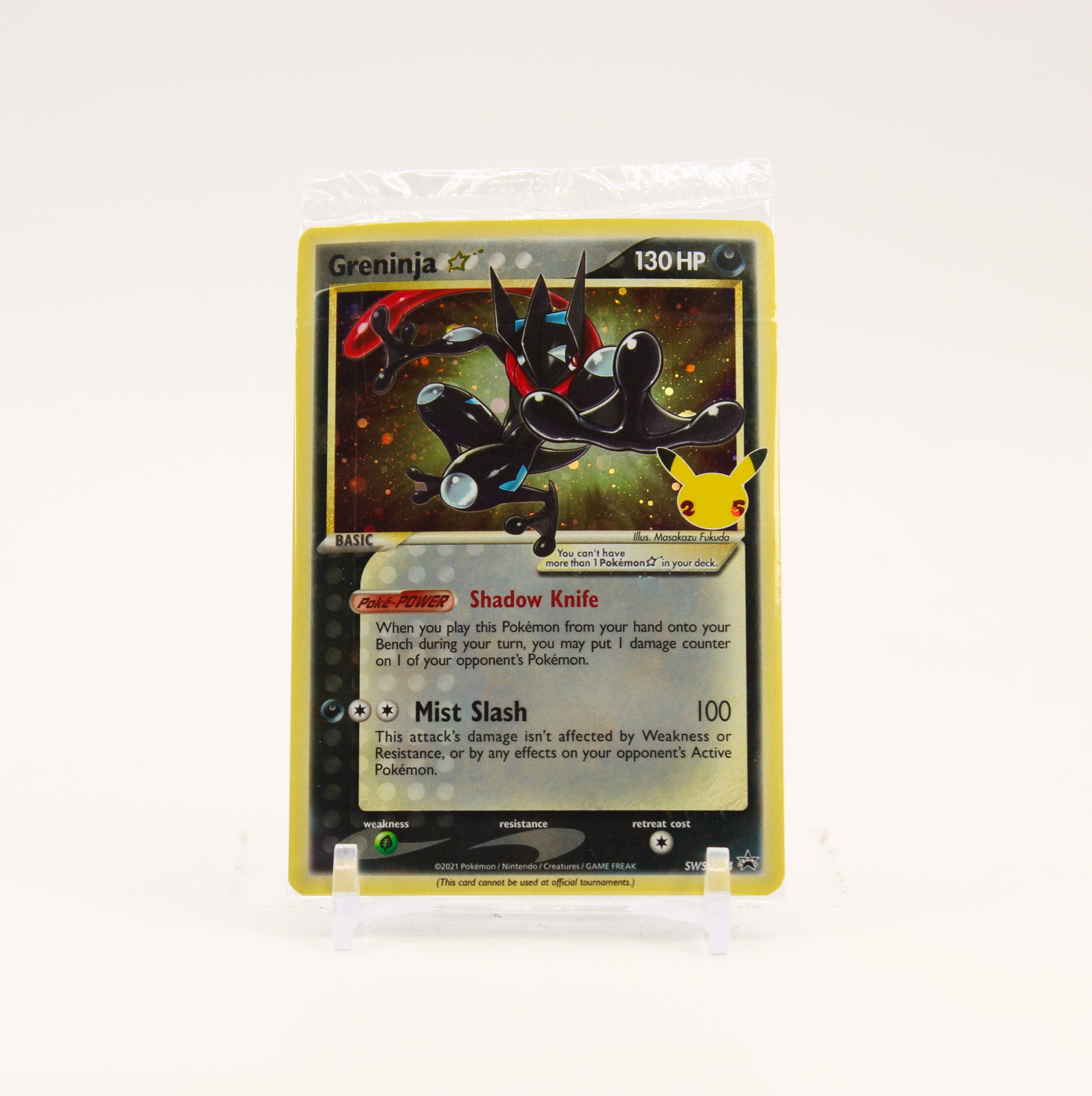 Greninja Gold Star - SWSH144 SEALED Celebrations ETB Promo Pokemon - NM/MINT