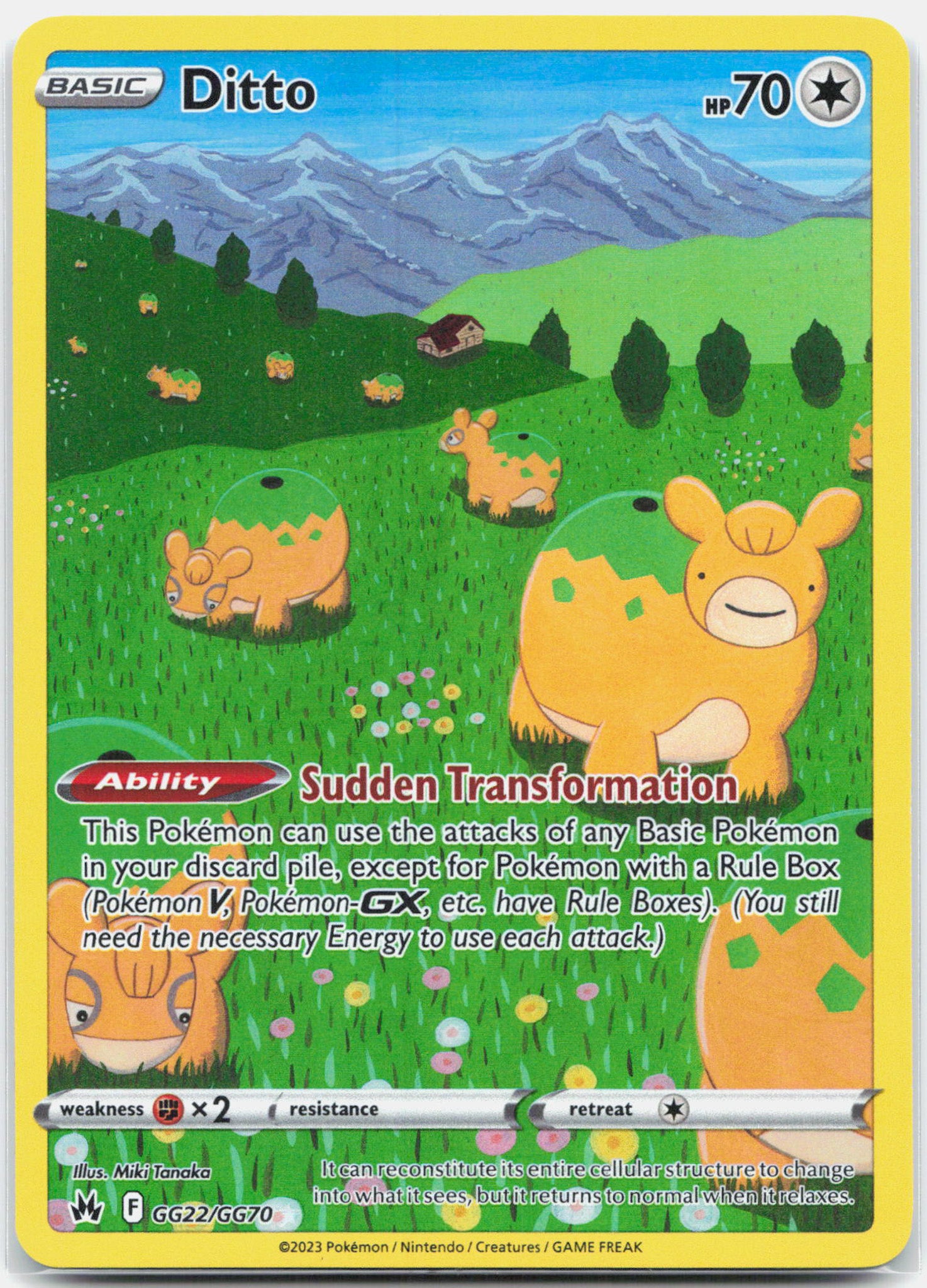 Ditto - GG22/GG70 Crown Zenith Gallery Pokemon - NM