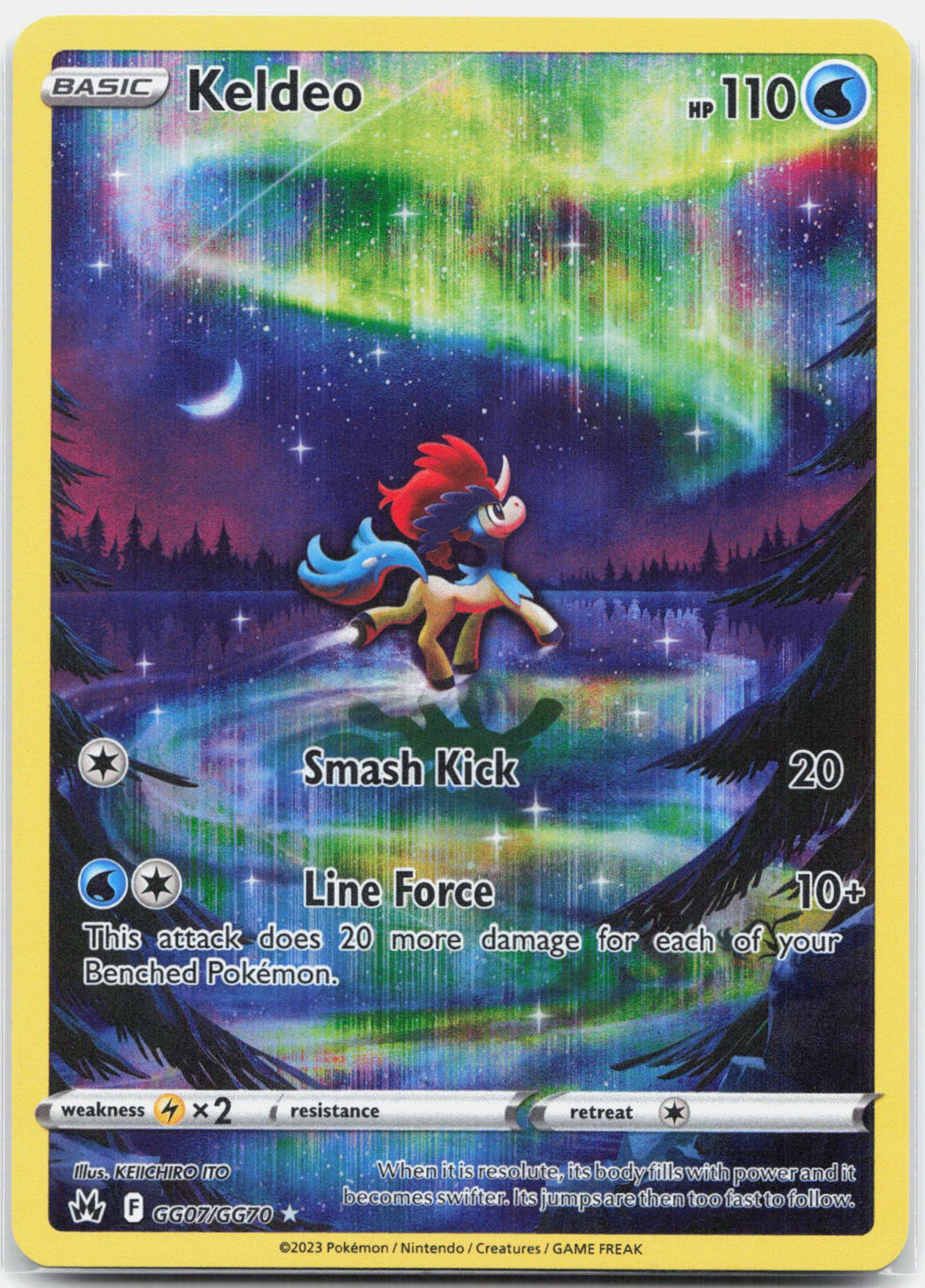 Keldeo - GG07/GG70 Crown Zenith Gallery Pokemon - NM